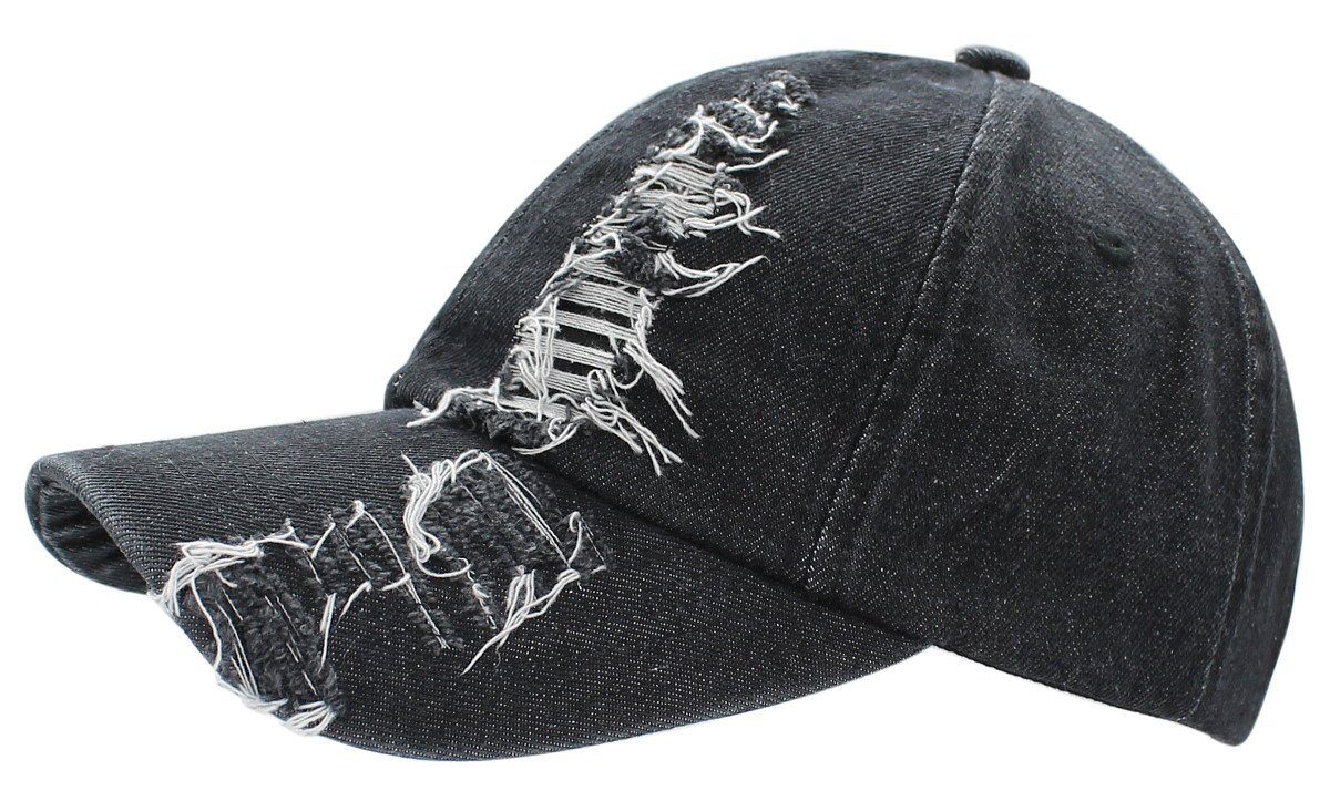 dy_mode Baseball Cap Unisex Baseball Cap Frauen Mütze Herren Schirmmütze Destroyed Look Destroyed Optik, Risse