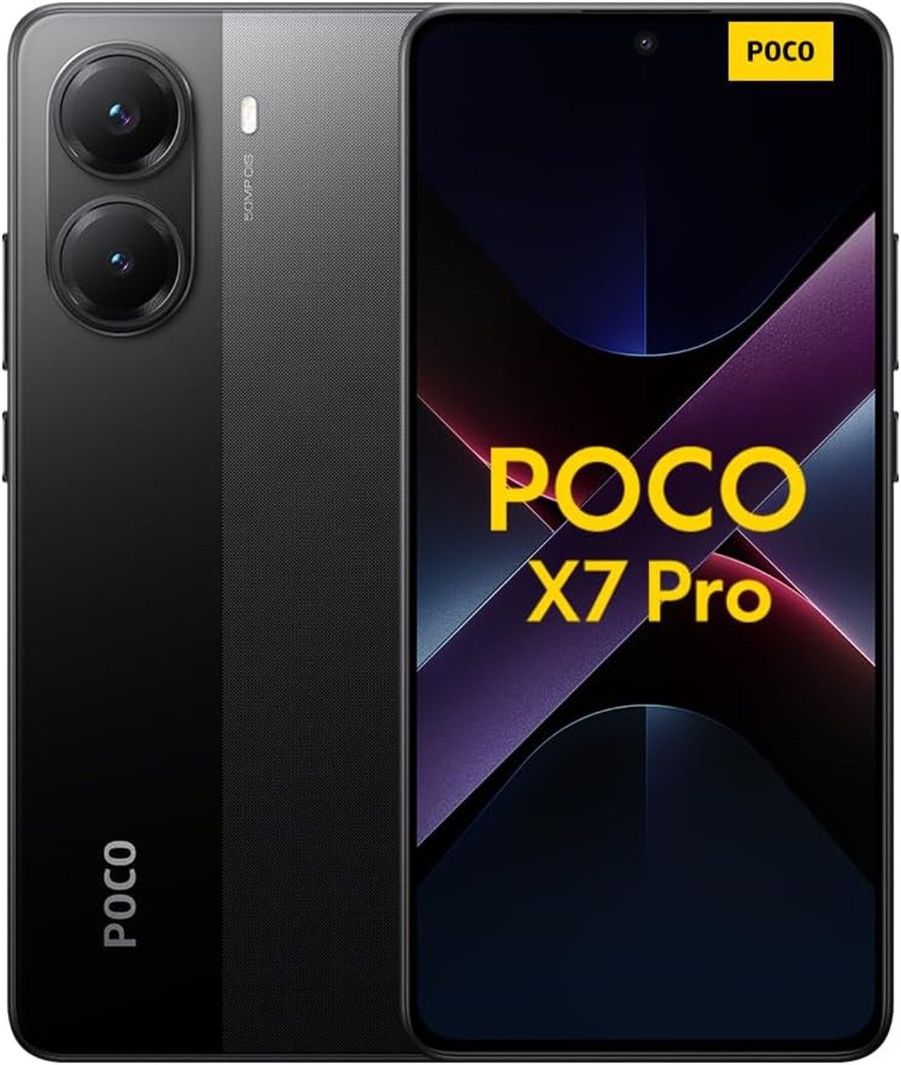 Xiaomi POCO X7 Pro 12+256GB Smartphone (16,94 cm, 50 MP Kamera, 6,67 Zoll, 120 Hz Display, KI-Funktionen, 6000 mAh, 90 W, NFC, IP68)