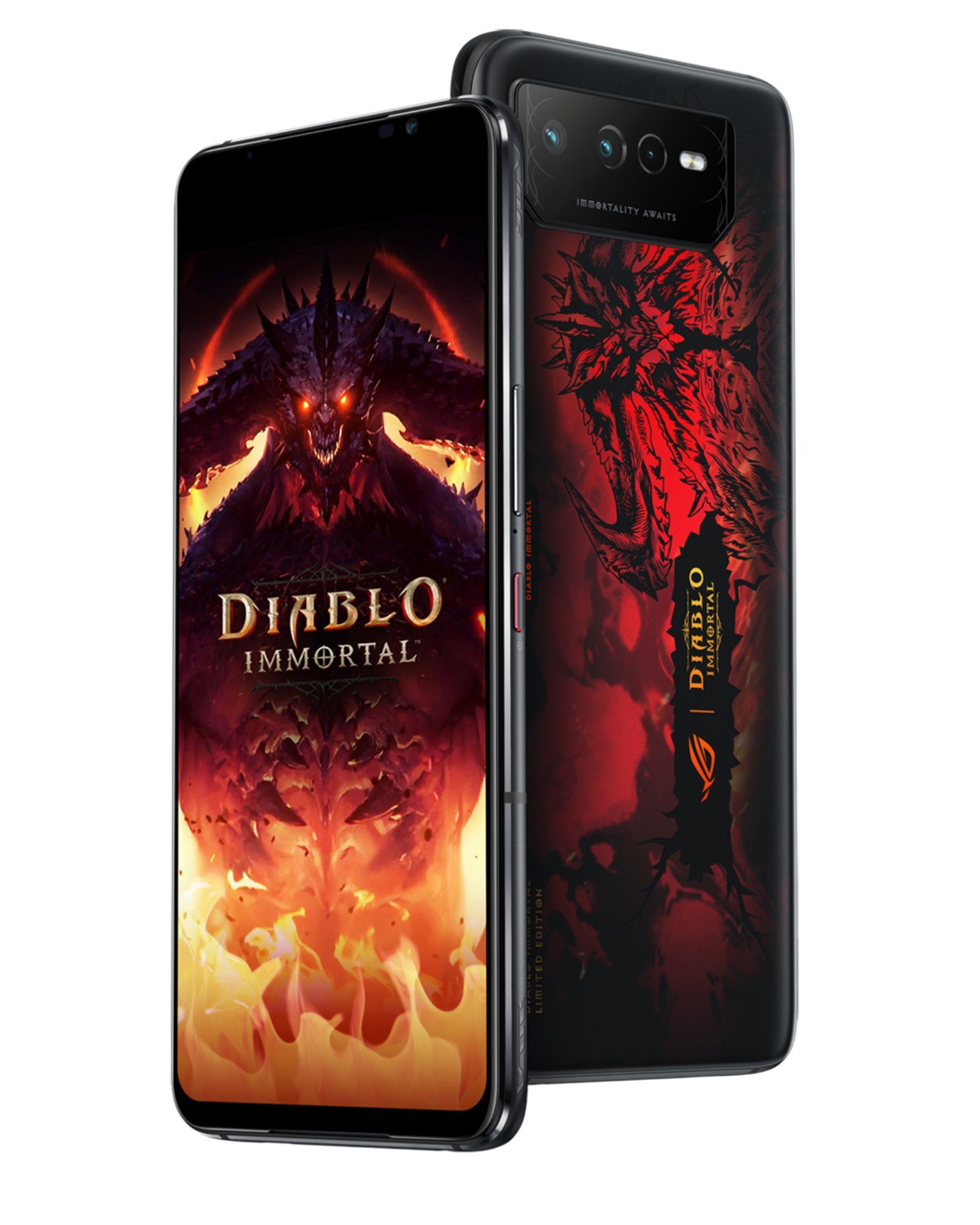 Asus ROG Phone 6 Diablo Immortal Edition Smartphone (17,22 cm/6,78 Zoll, 50 MP Kamera, Gaming Smartphone, Diablo Immortal Edition)