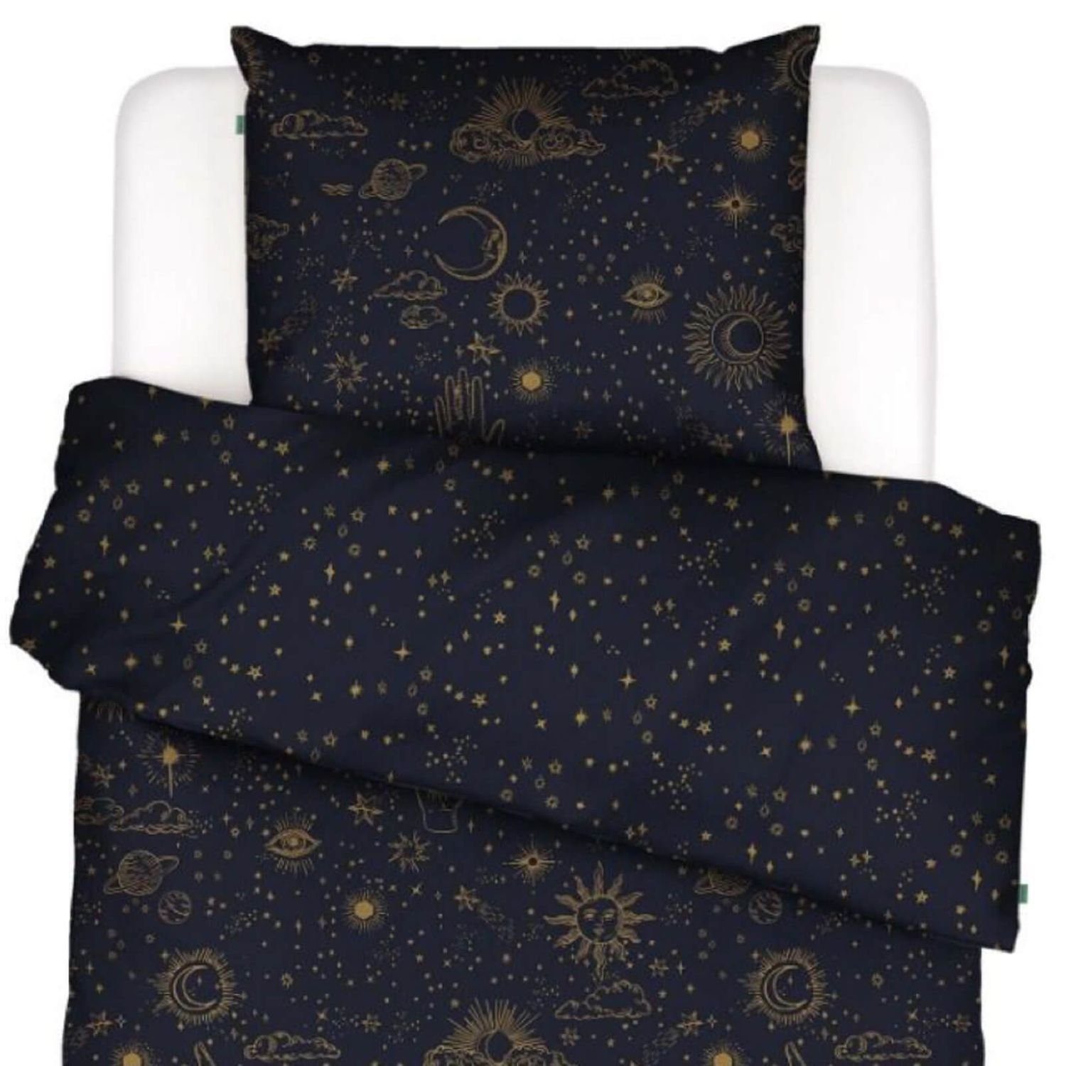 Essenza Bettwäsche That's the Spirit nightblue, Baumwolle, 1 teilig, Sonne, günstig online kaufen