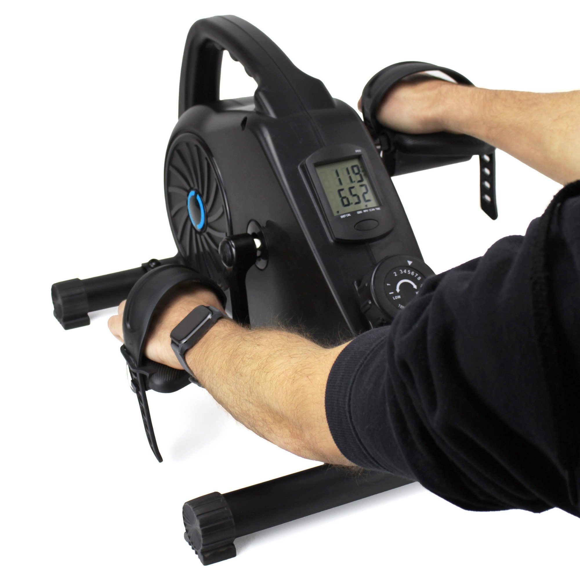 Magnetwiderstand Beinen Fitness Heimtrainer, Fußtrainer Vita & @tec Bike Trainer Mini Armen mit für 8-stufigen und