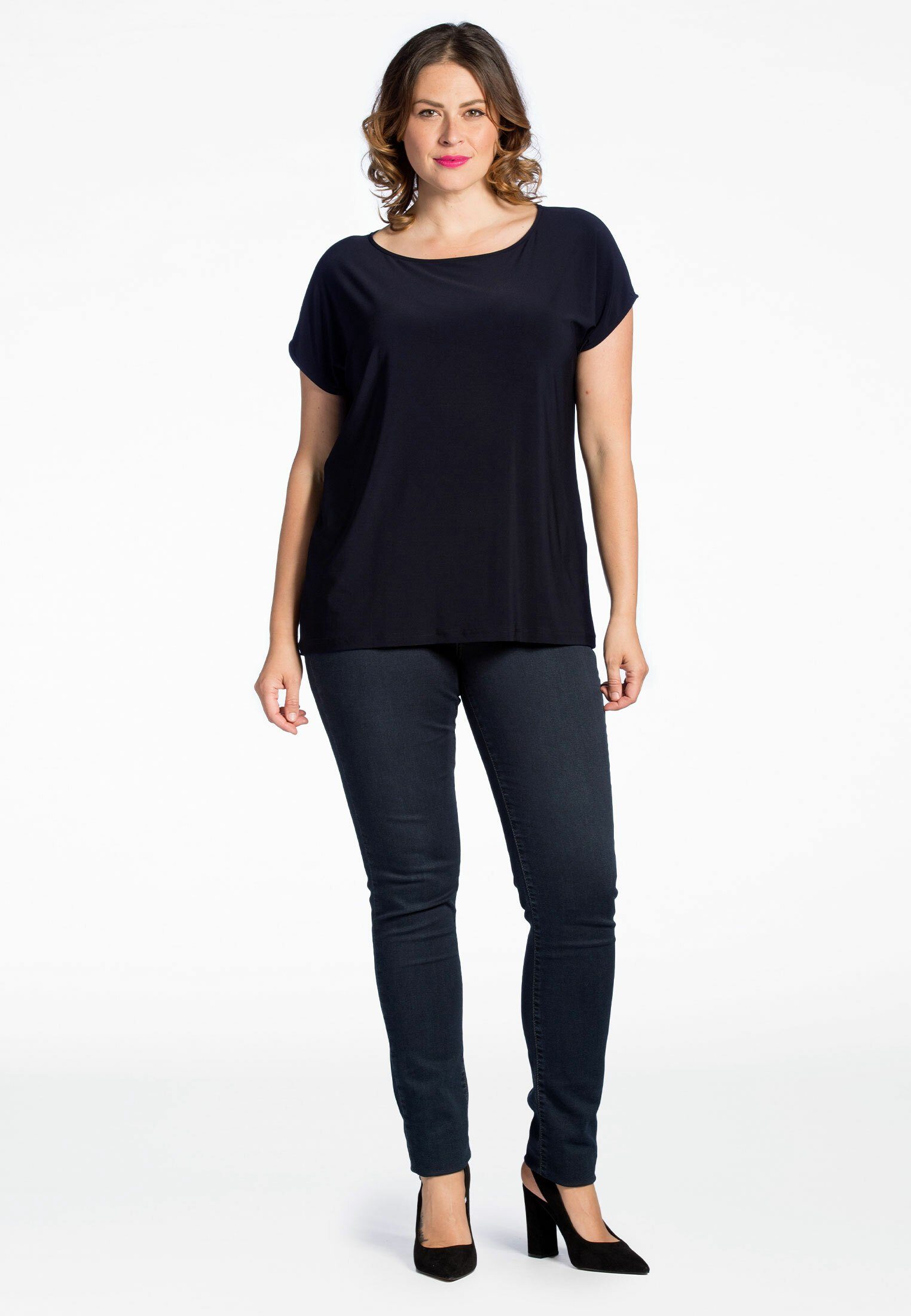 YOEK Langarmshirt Damen T-shirt Große Größen günstig online kaufen