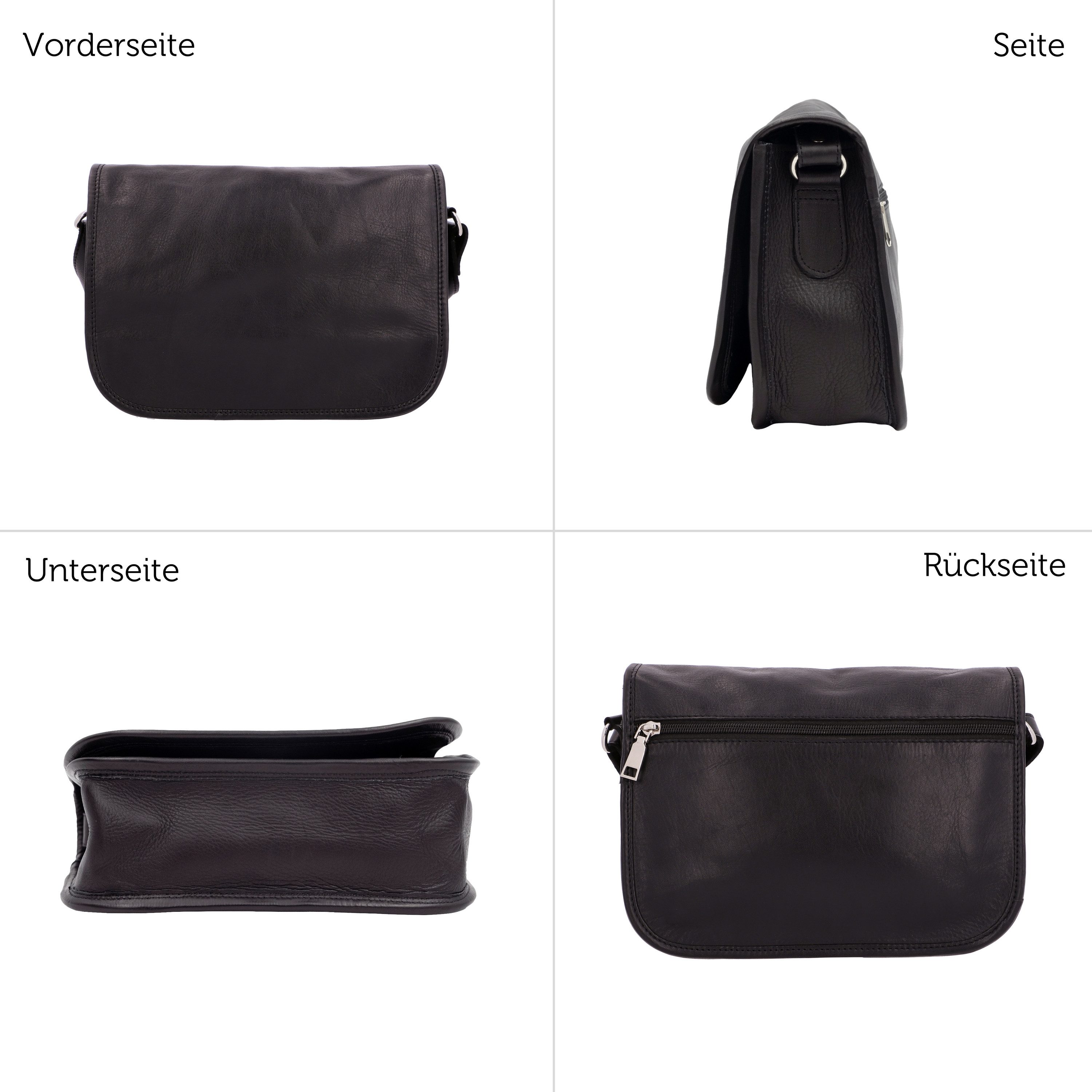 Gusti Leder Handtasche Gusti Leder Umhängetasche Taylor 9,7" (1-tlg)