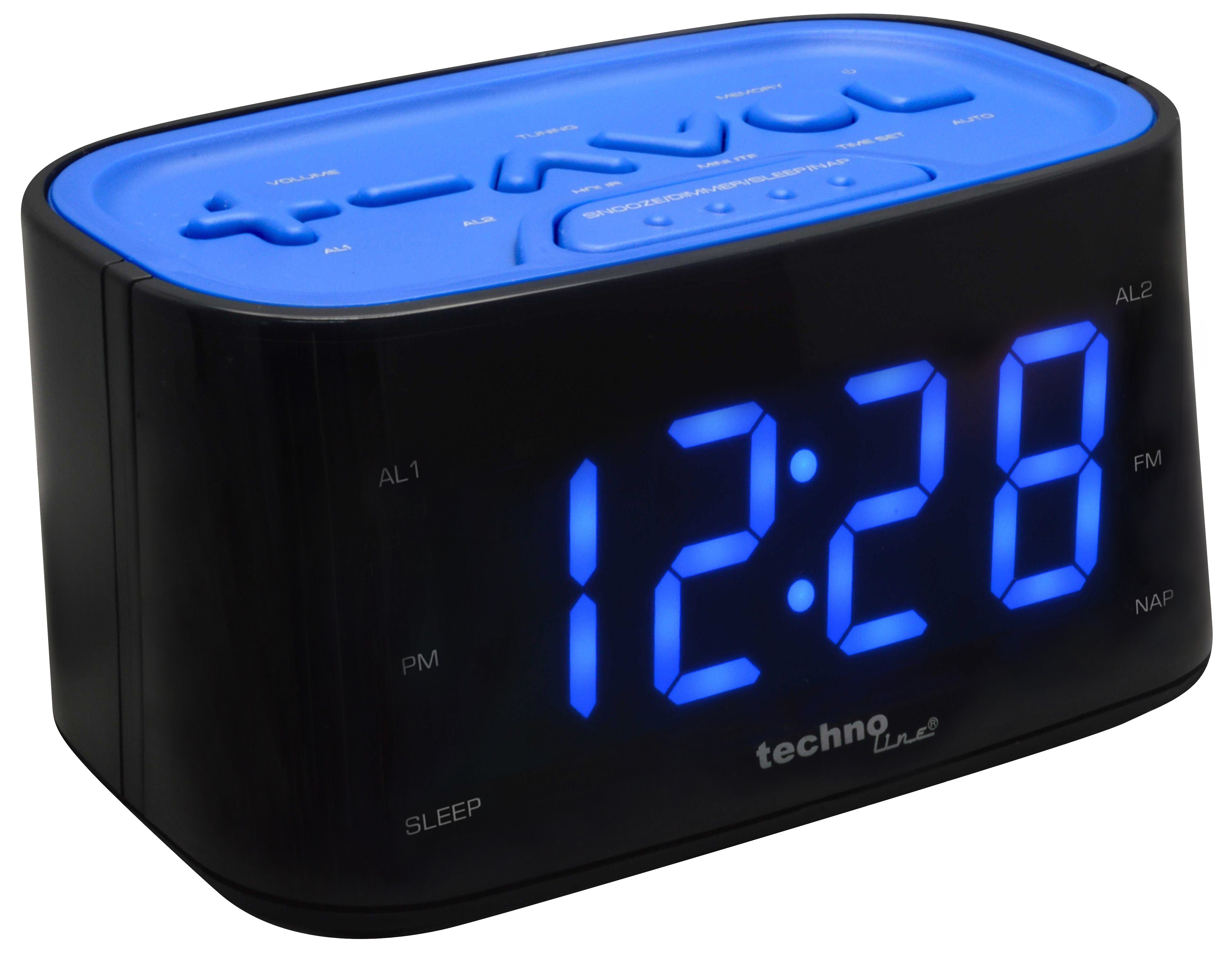 technoline Radiowecker WT 465 mit Senderspeicher und Sleep-Timer – Bild 3 von 3