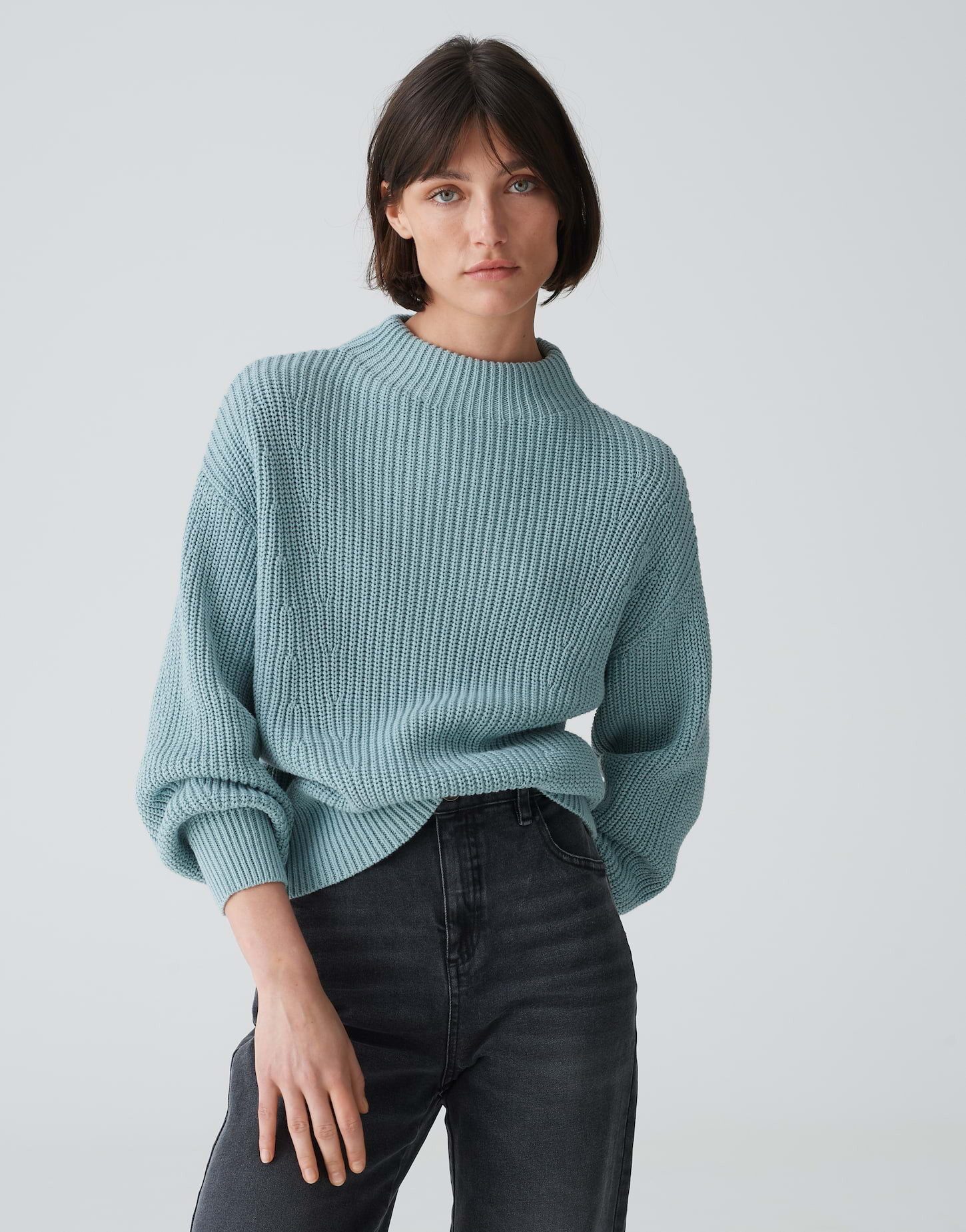 Strickpullover Strickpullover PUFAMO Loose aus reiner Baumwolle