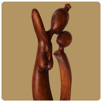 SIMANDRA Dekofigur Sehnsucht, XXL 60 cm abstrakte handgefertigte Holzfigur Deko