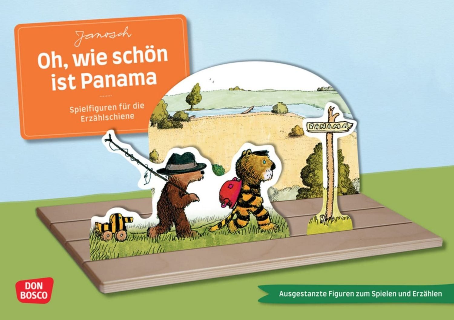 Oh, wie schön ist Panama. Erzählschienen-Figurenset Ausgestanzte Spiel / Janosch