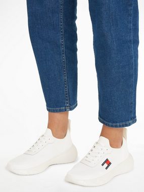 Tommy Jeans TJW KNIT RUNNER Slip-On Sneaker, Freizeitschuh, Halbschuh, Schlupfschuh mit seitlicher Logoflagge