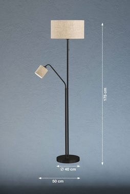 FISCHER & HONSEL Stehlampe Lotti, Ein-/Ausschalter, ohne Leuchtmittel