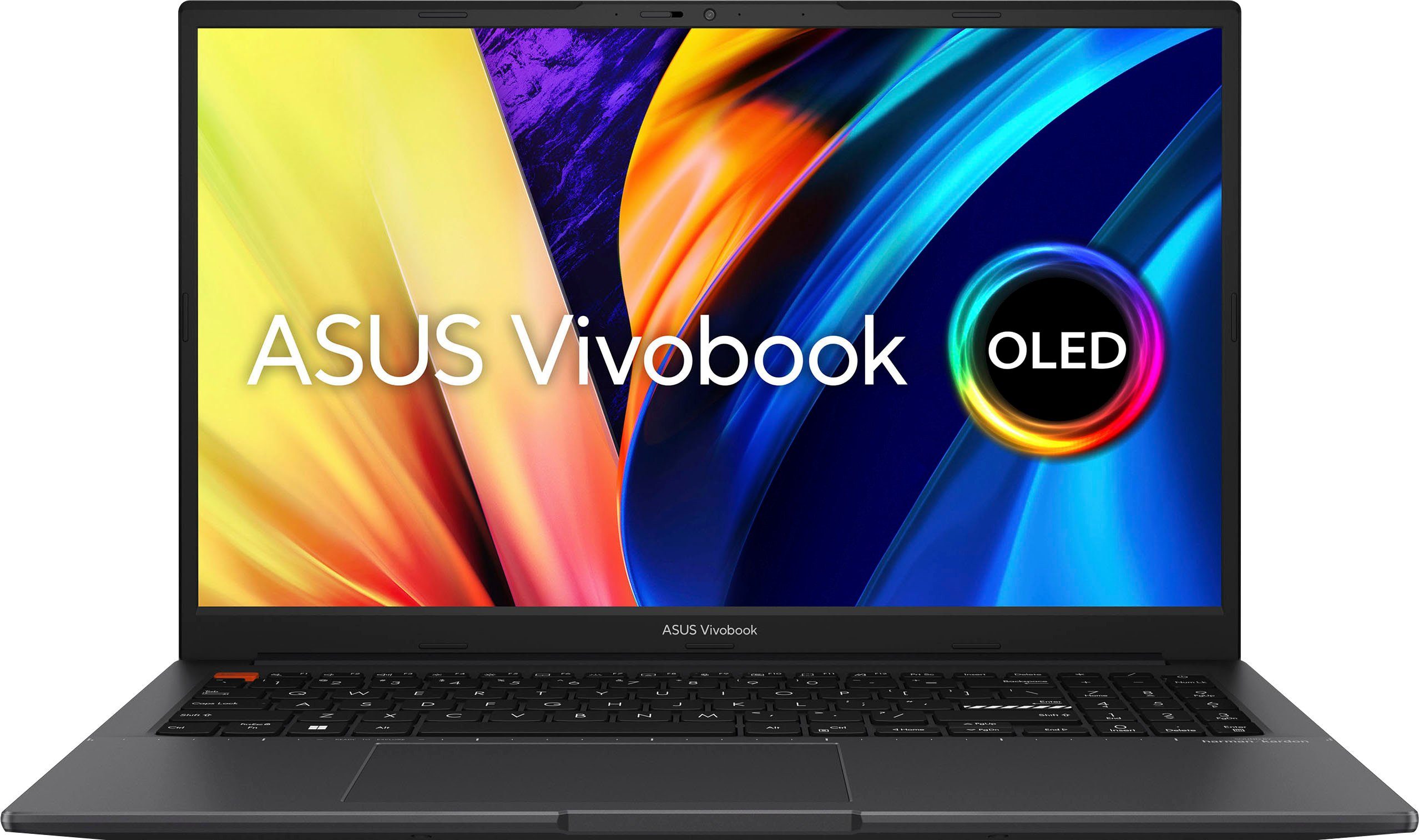 Asus Vivobook S Intel SSD) 12700H, cm/15,6 (39,6 K3502ZA-MA046W GB 15 Iris® Graphics, Notebook OLED 1000 i7 Zoll, Xᵉ Core
