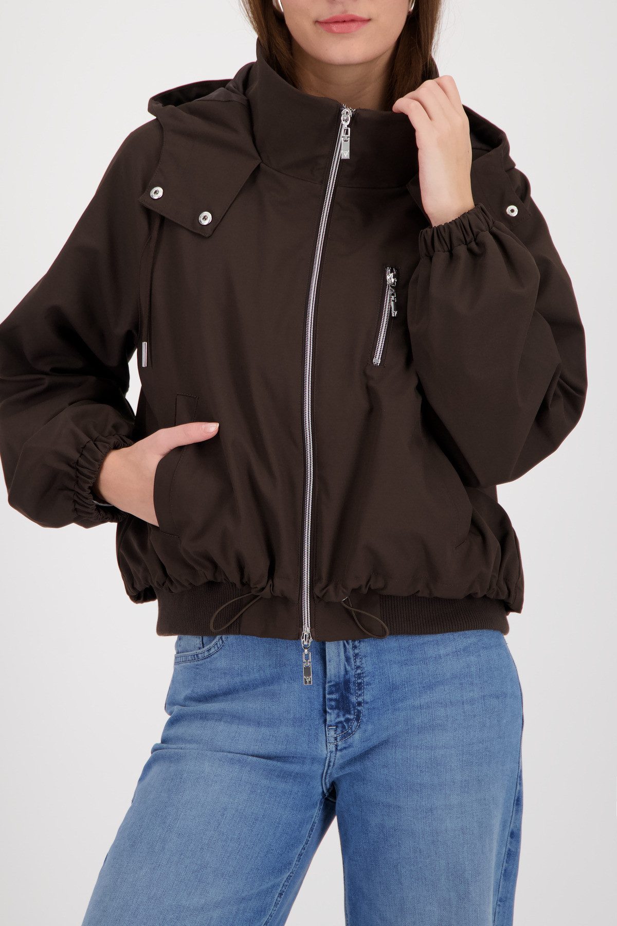 Monari Blusenblazer Jacke dark chocolate günstig online kaufen