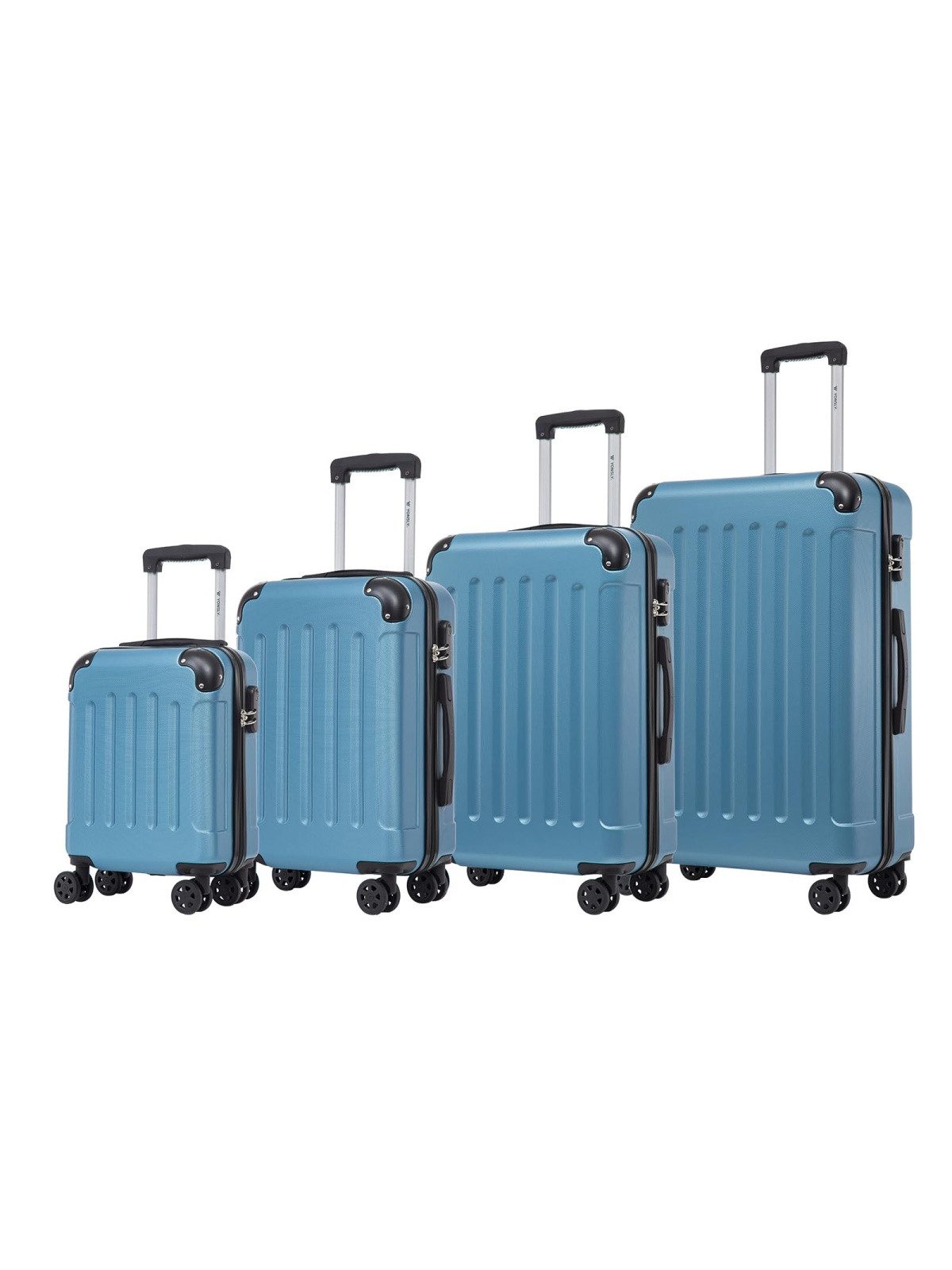 Kofferset Reisekoffer Trolley Rollkoffer Handgepäck Hartschalenkoffer Größen-Set