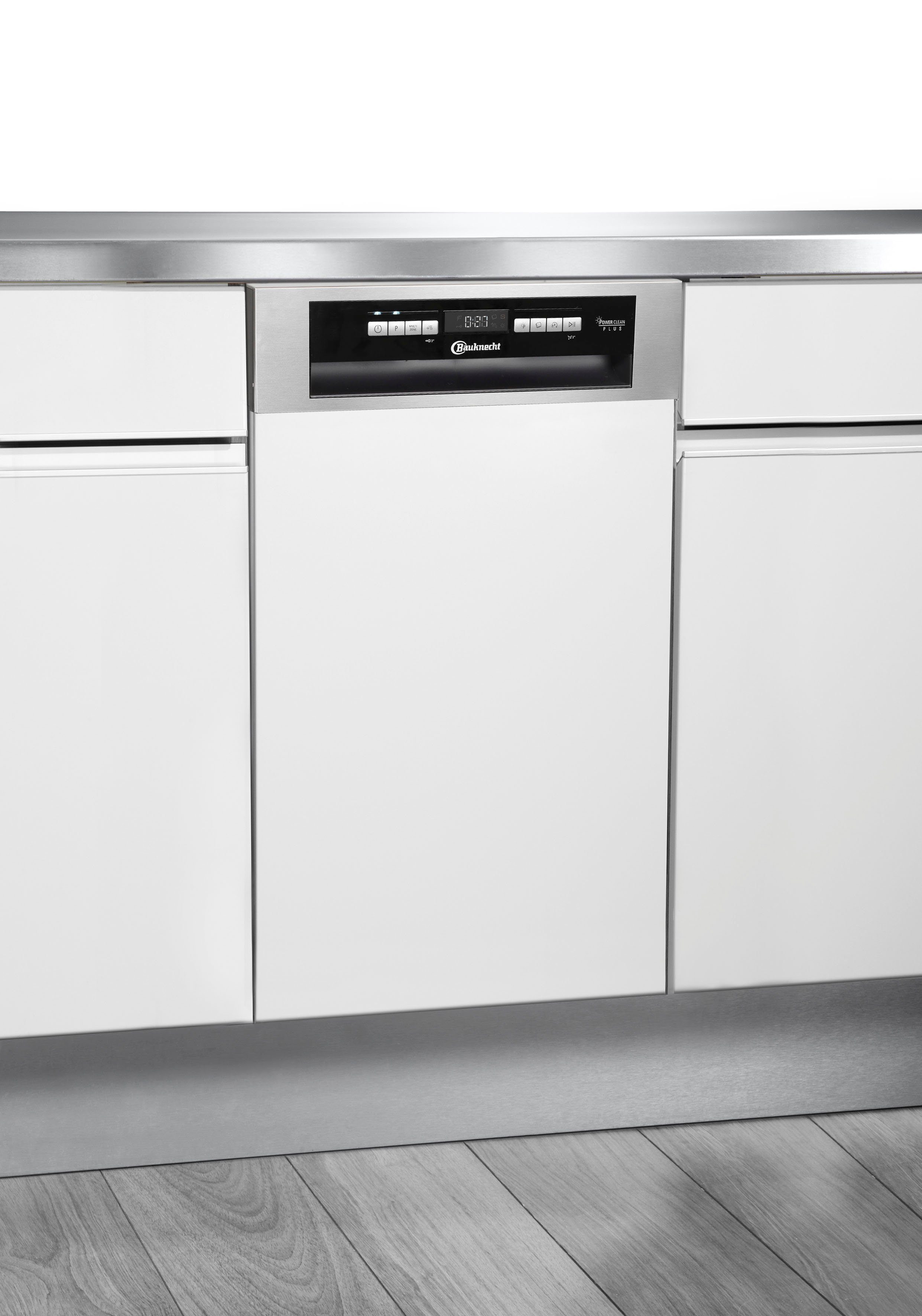 BAUKNECHT teilintegrierbarer Geschirrspüler BSBO 3O21 PF X (2), 10 Maßgedecke