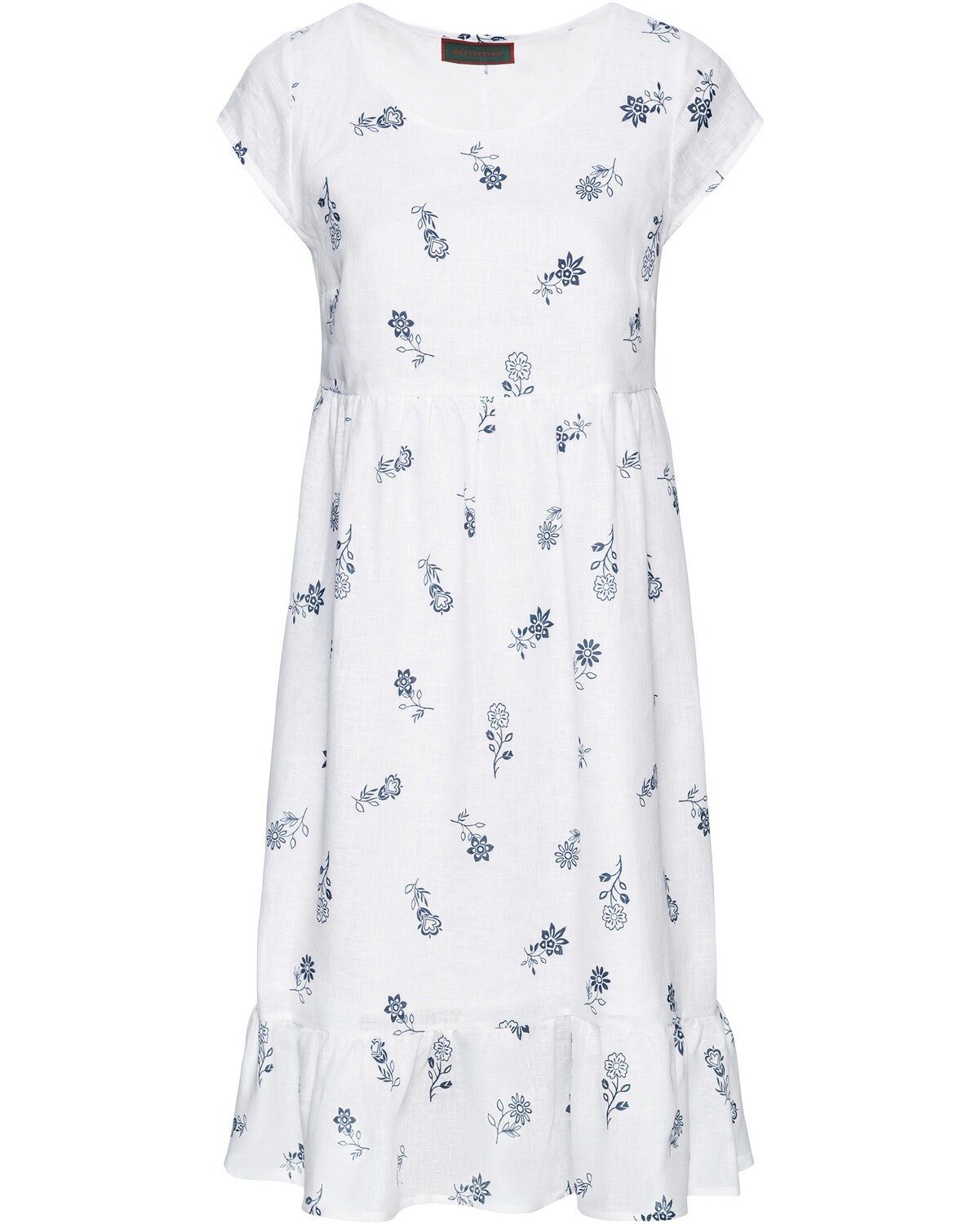Reitmayer Midikleid Leinen-Kleid mit Blumenmuster günstig online kaufen
