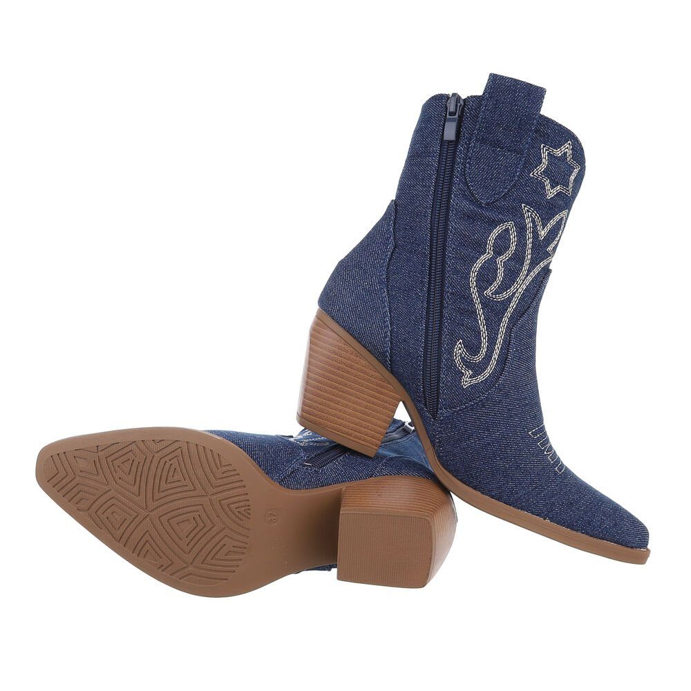 Ital-Design Damen Cowboyboots Western Westernstiefelette (84463251) günstig online kaufen