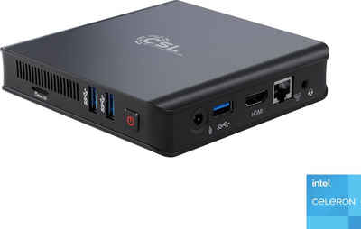 CSL Narrow Box Ultra HD Compact v5 Mini-PC (Intel® Celeron N5100, Intel® UHD Graphics, 4 GB RAM, 1000 GB SSD, passiver CPU-Kühler)