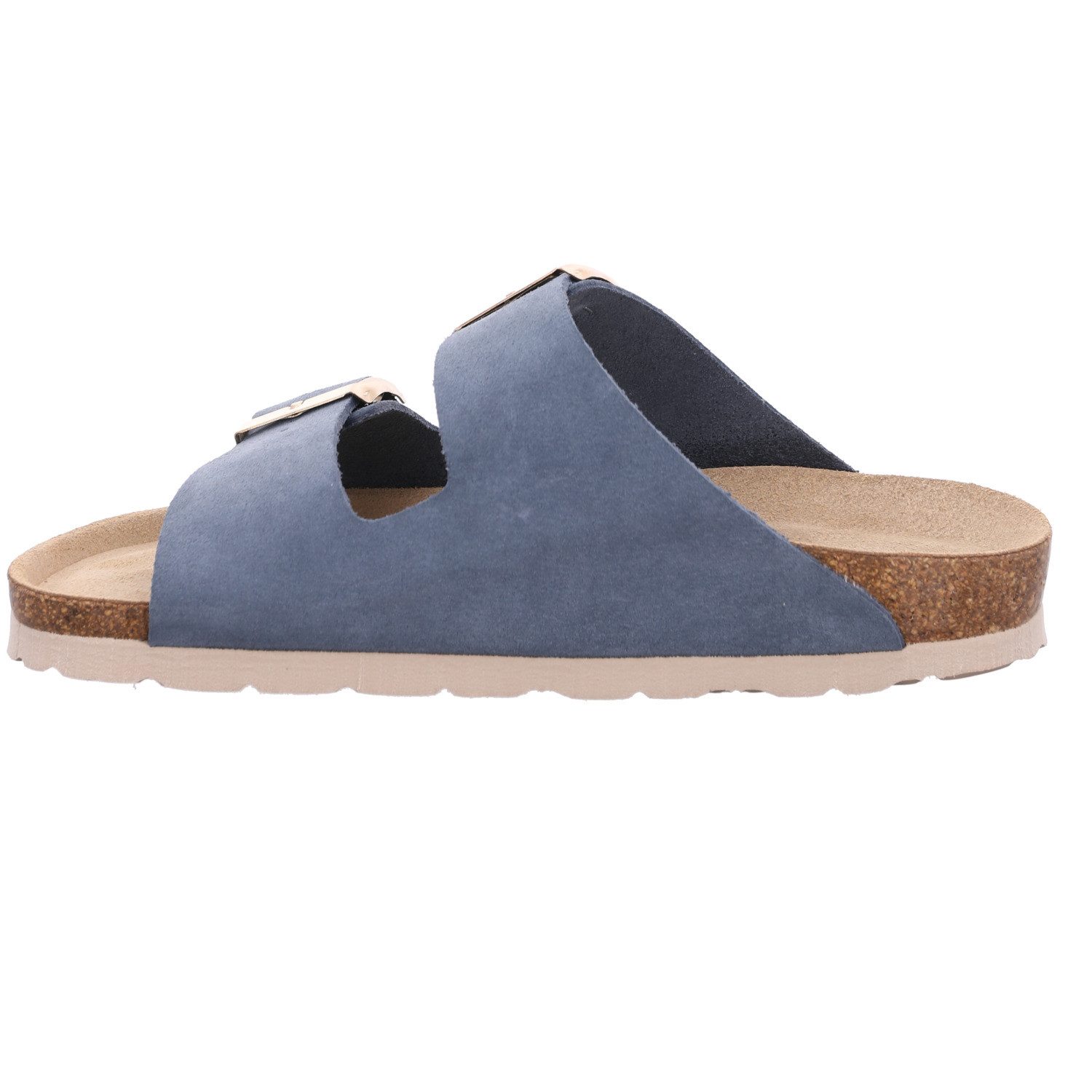 Rohde SUNNYS N°12 Pantolette Sommerschuh, Hausschuh, Zweischnaller, Strandschuh mit Softfußbett