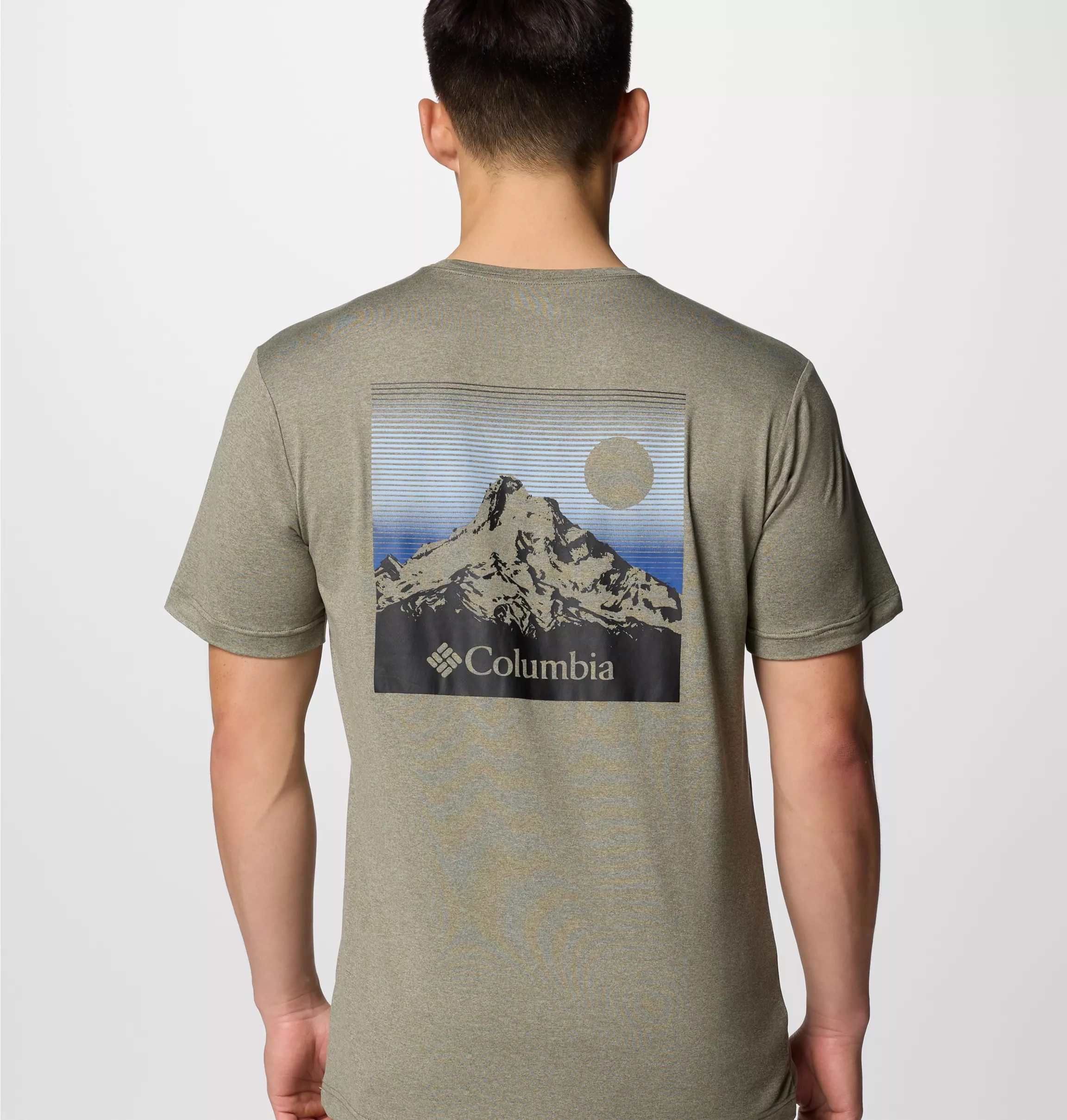 Columbia T-Shirt Kurzarm, aus Polyester und Elasthan, in den Größen S bis XXL