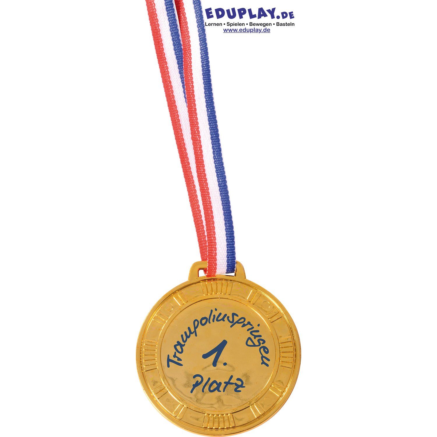 EDUPLAY Lernspielzeug Kunststoff-Medaille mit Sicherheitsverschluss zum Beschriften (1-St) – Bild 5 von 5