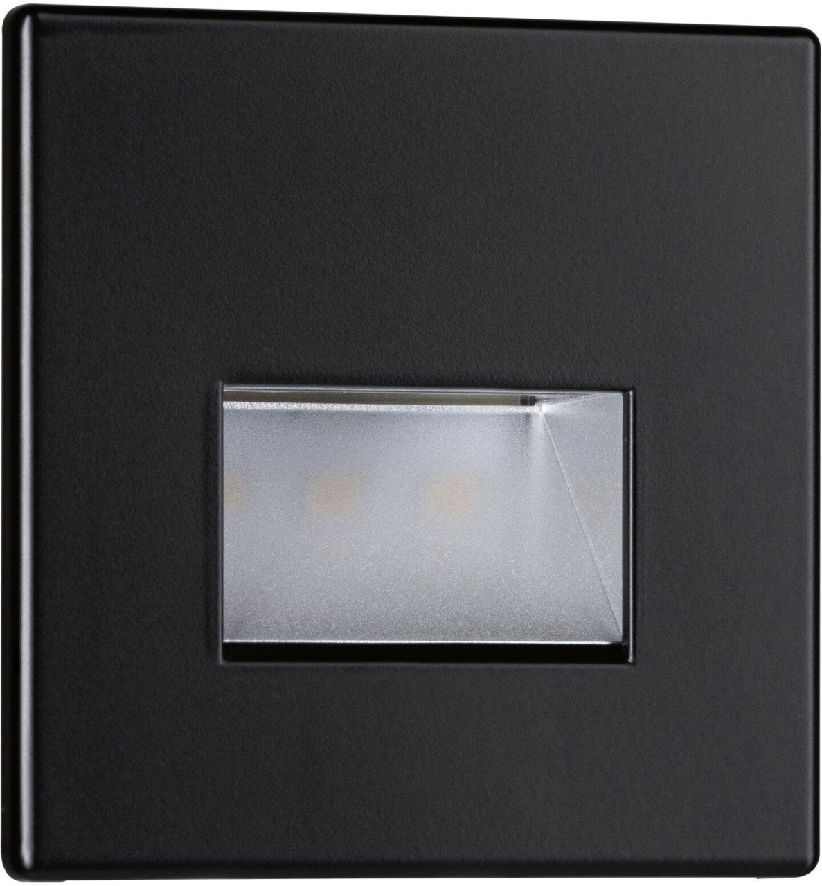 Paulmann LED Einbaustrahler Paulmann LED Wand-Einbauleuchte Edge 8 x 8 cm, Inkl. Leuchtmittel, Nicht dimmbar nicht Smart Home-fähig ohne Bewegungsmelder