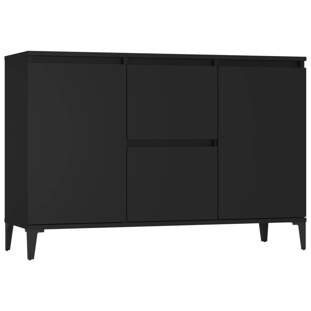 DOTMALL Sideboard Sideboard Schwarz 104x35x70 cm günstig online kaufen