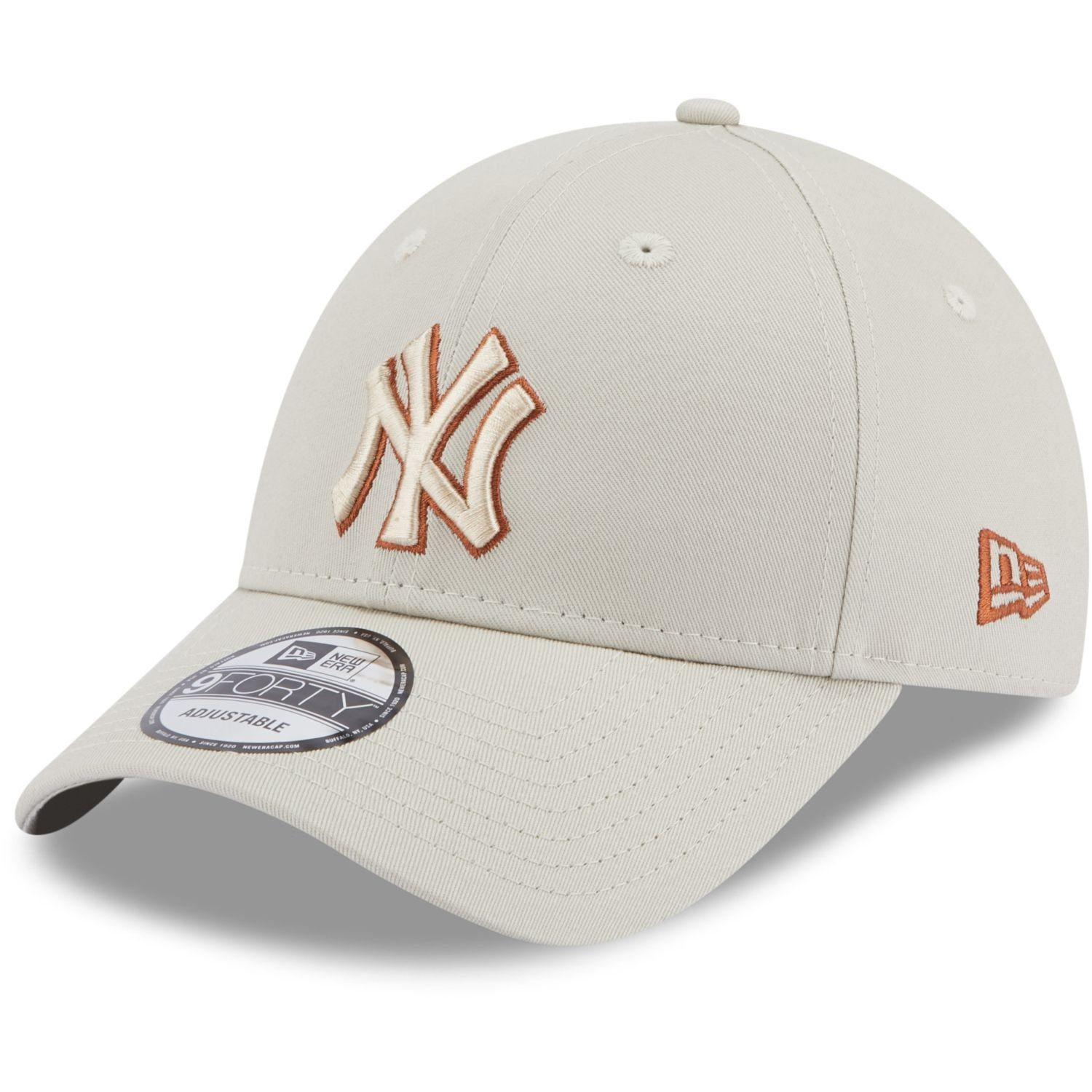 Baseball beige Yankees OUTLINE New Era 9Forty New York Cap Strapback