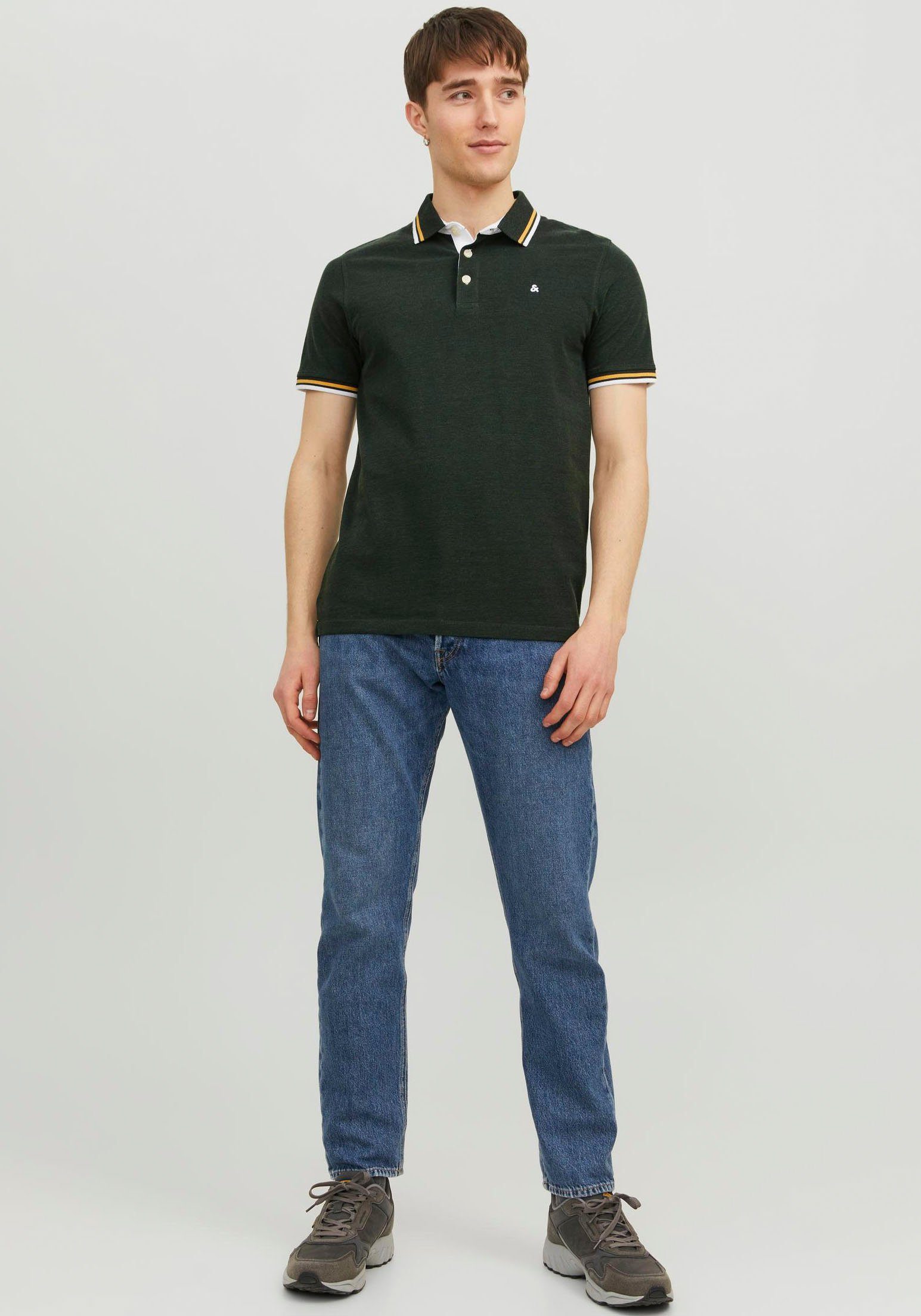 Jack & Jones Poloshirt JJEPAULOS SS POLO View Mountain NOOS