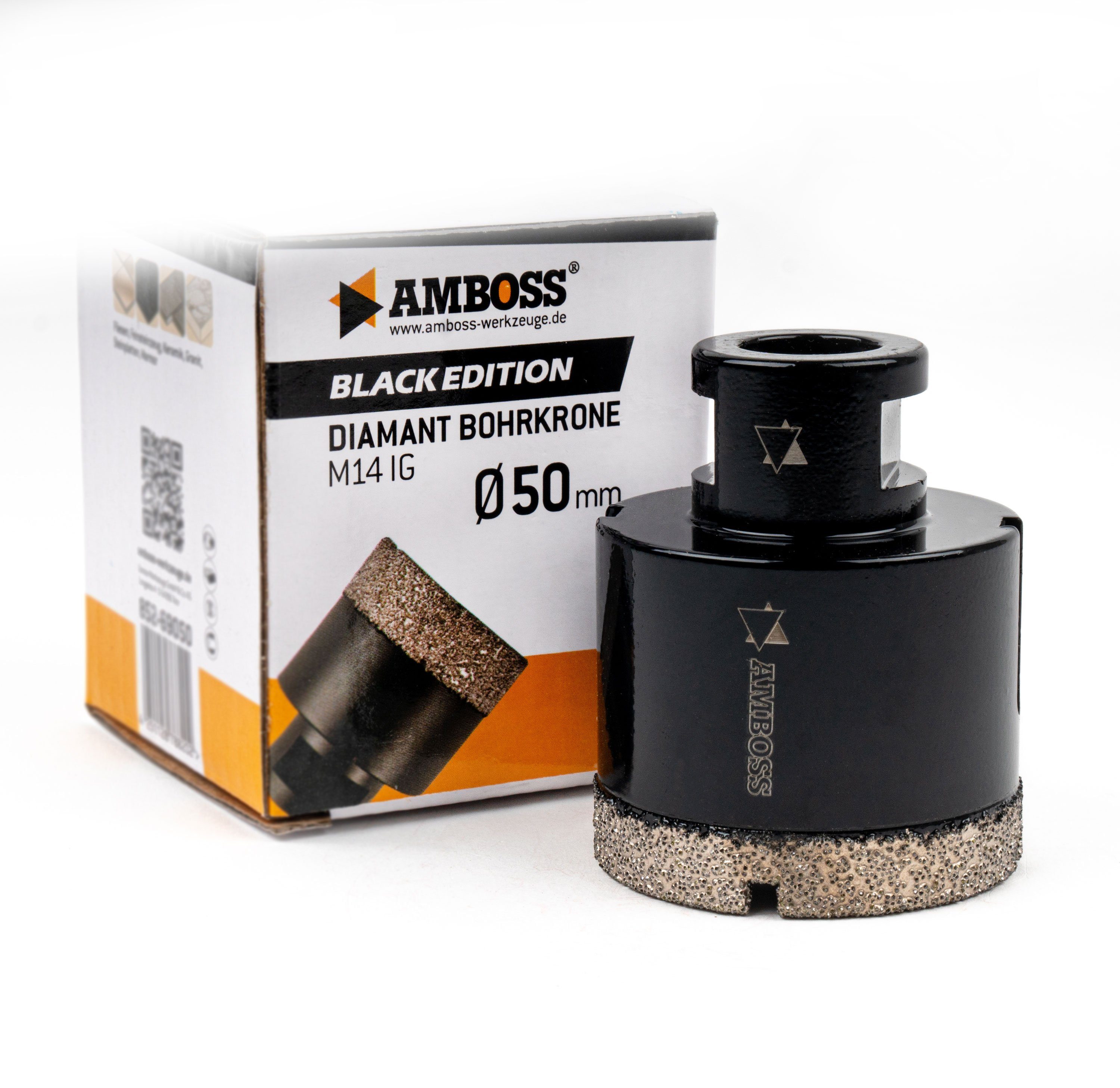 Amboss Werkzeuge Diamanttrockenbohrer Diamant bestreute Bohrkrone 50 mm