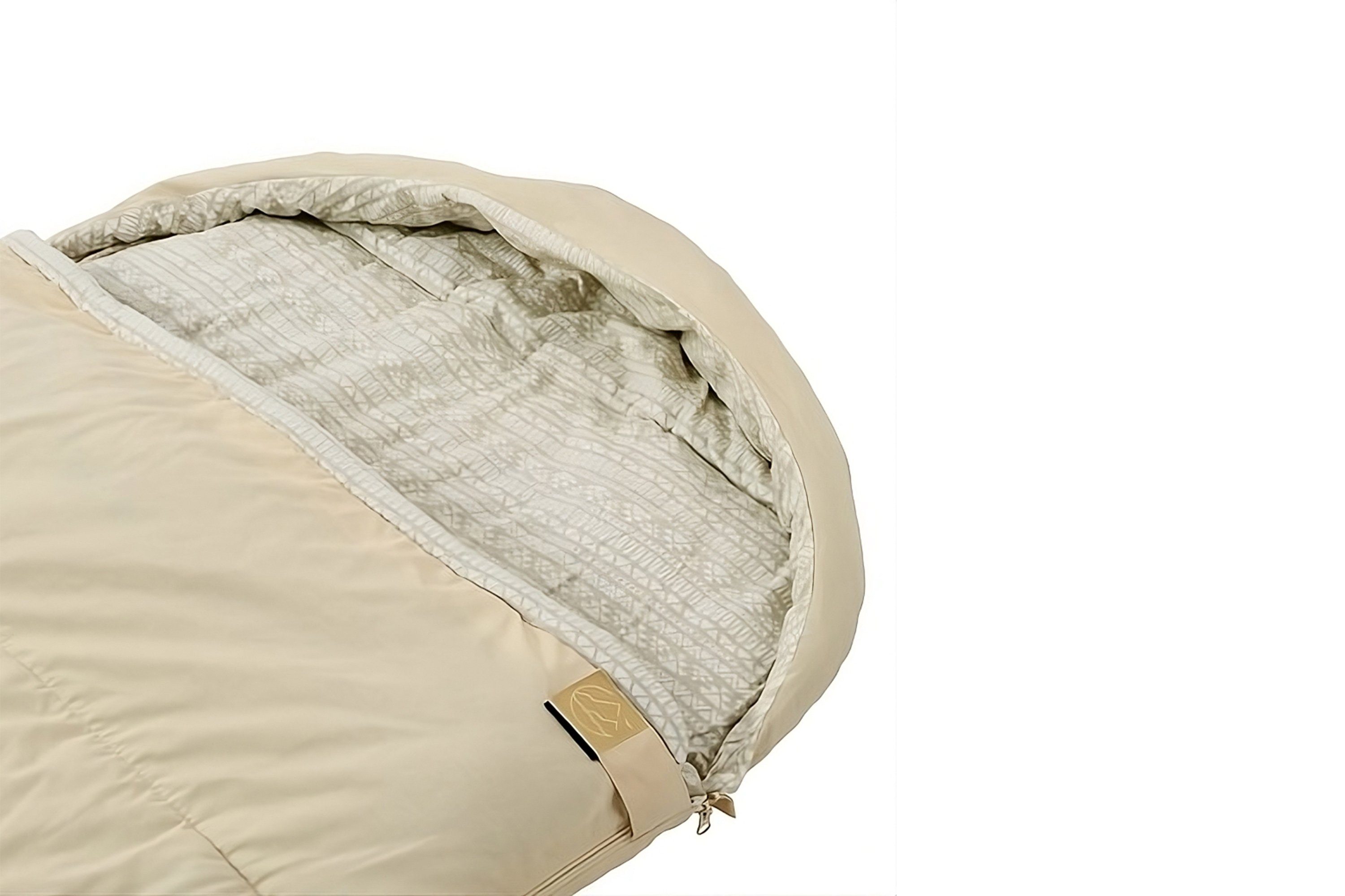 CosyCamp living® tlg), Deckenschlafsack Beige Tragetasche (1 Schlafsack Biwacksack boho inkl.