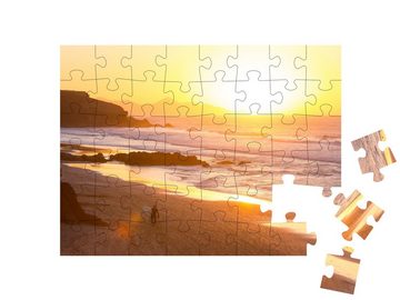 puzzleYOU Puzzle Surfer Strand von Fuerteventura, Kanarische Inseln, 48 Puzzleteile, puzzleYOU-Kollektionen Fuerteventura