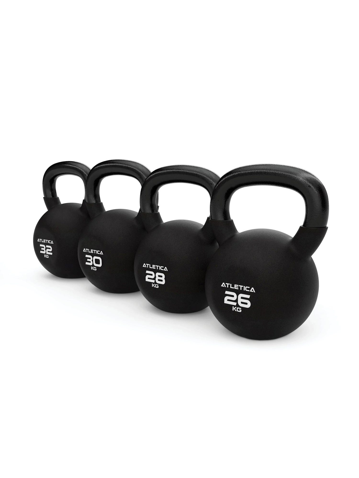 ATLETICA Kettlebell Kettlebell Set, Muscle & Power, 26kg 28kg 30kg 32kg