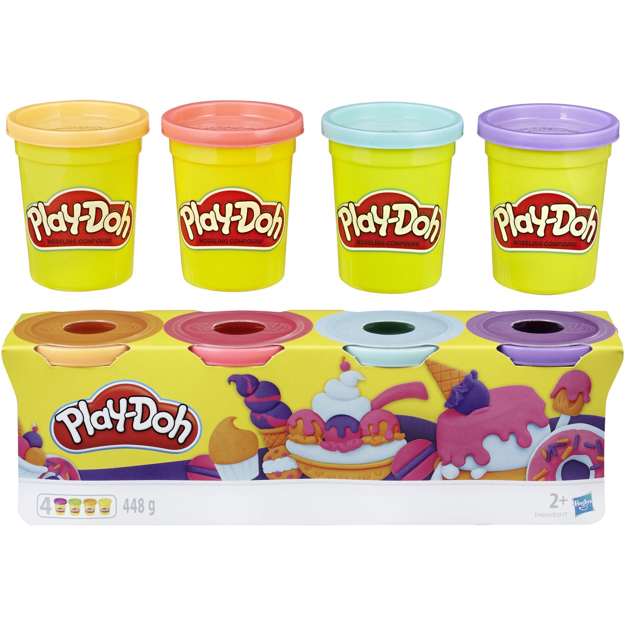 Hasbro Knete Play-Doh 4er-Farbenpack Sweet