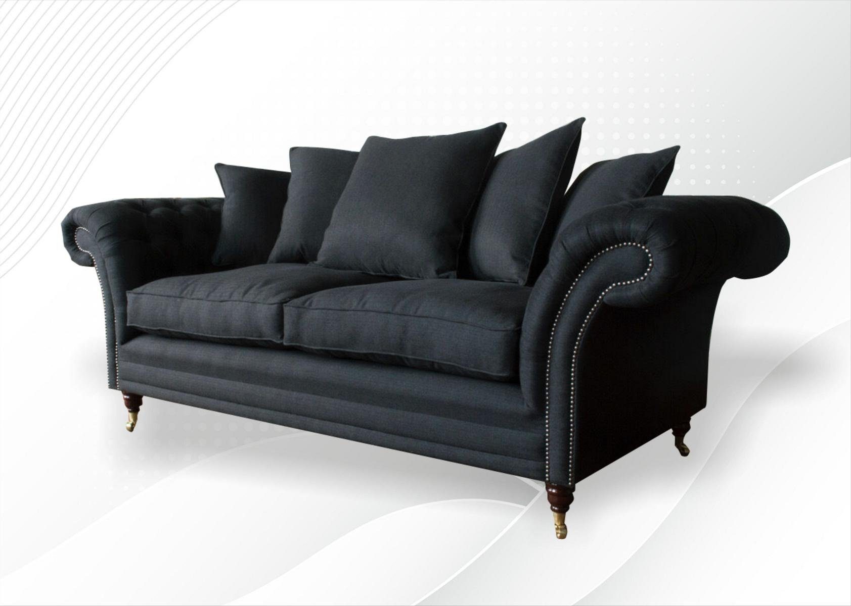 JVmoebel Chesterfield-Sofa, Chesterfield 3 Design 225 Sitzer Couch Sofa cm