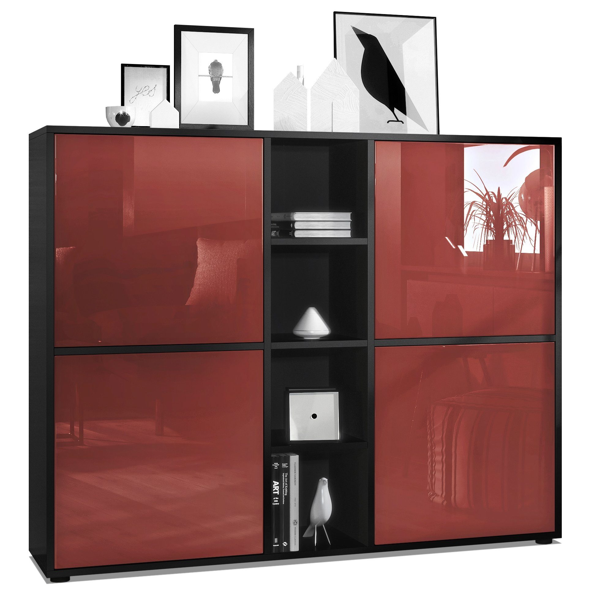 Vladon Highboard Cuba V3 (Highboard, Schrank günstig online kaufen