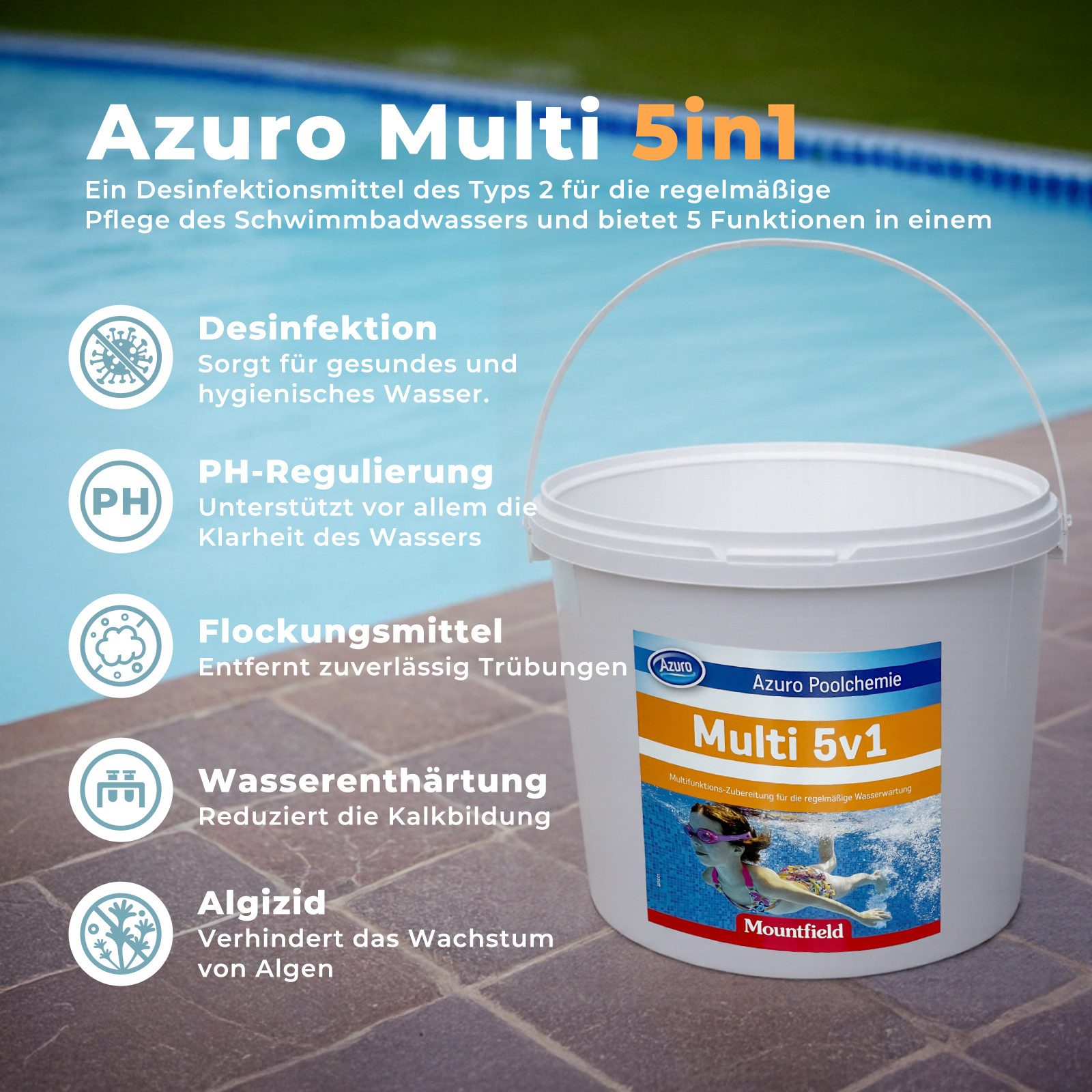 Azuro Chlortabletten 5 in 1 Chlor günstig online kaufen