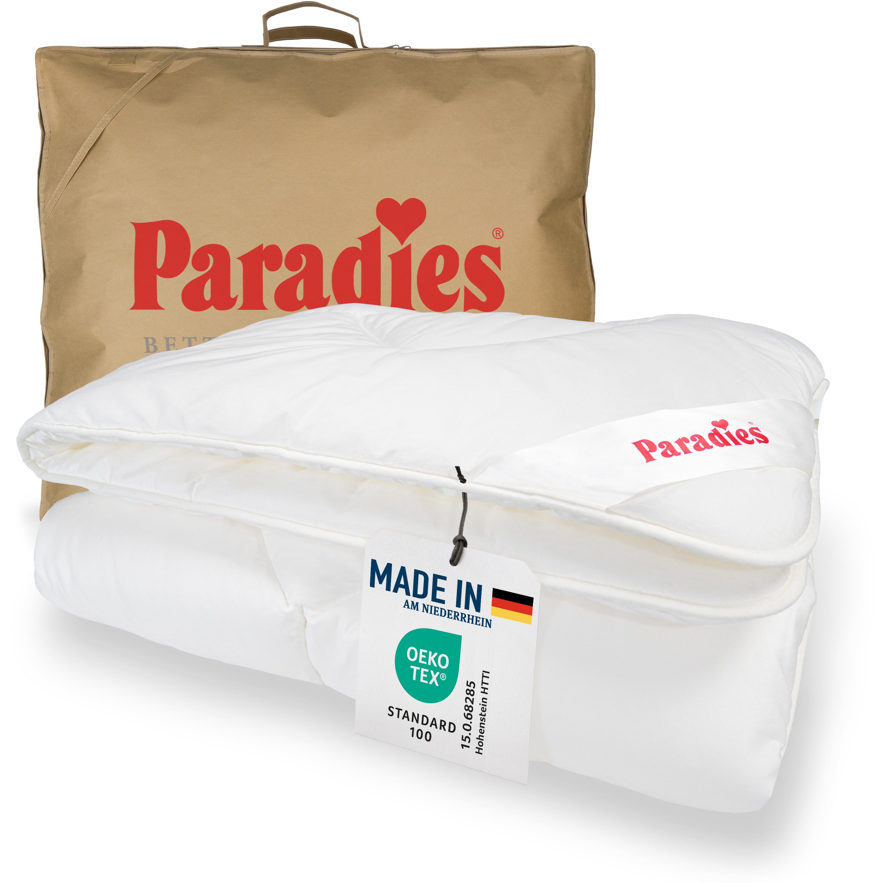 Paradies Kunstfaserbettdecke Prima Bio, Füllung: 100% Polyester, Bezug: 100 günstig online kaufen