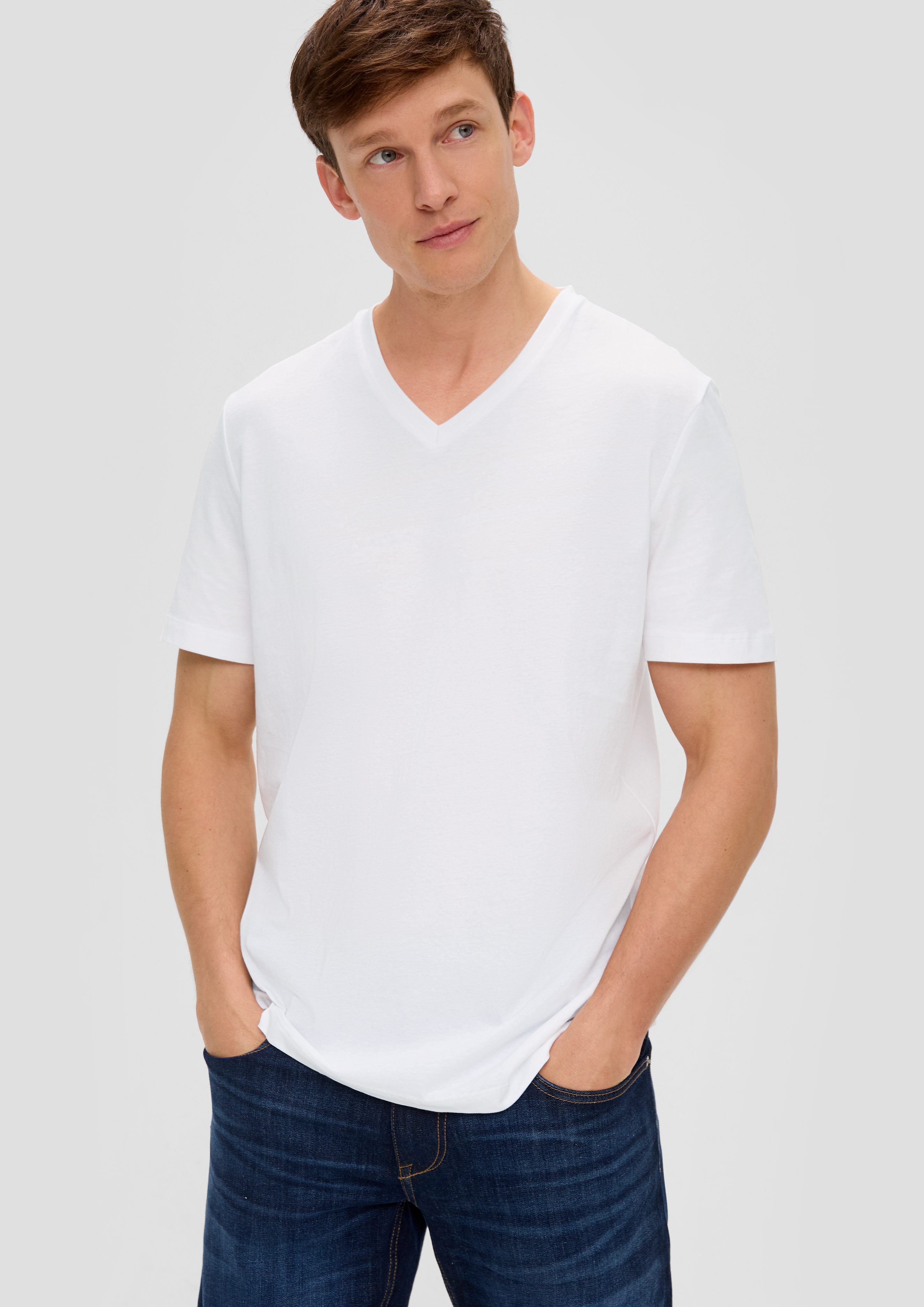 s.Oliver T-Shirt Regular fit (2-tlg) Rundhals, günstig online kaufen