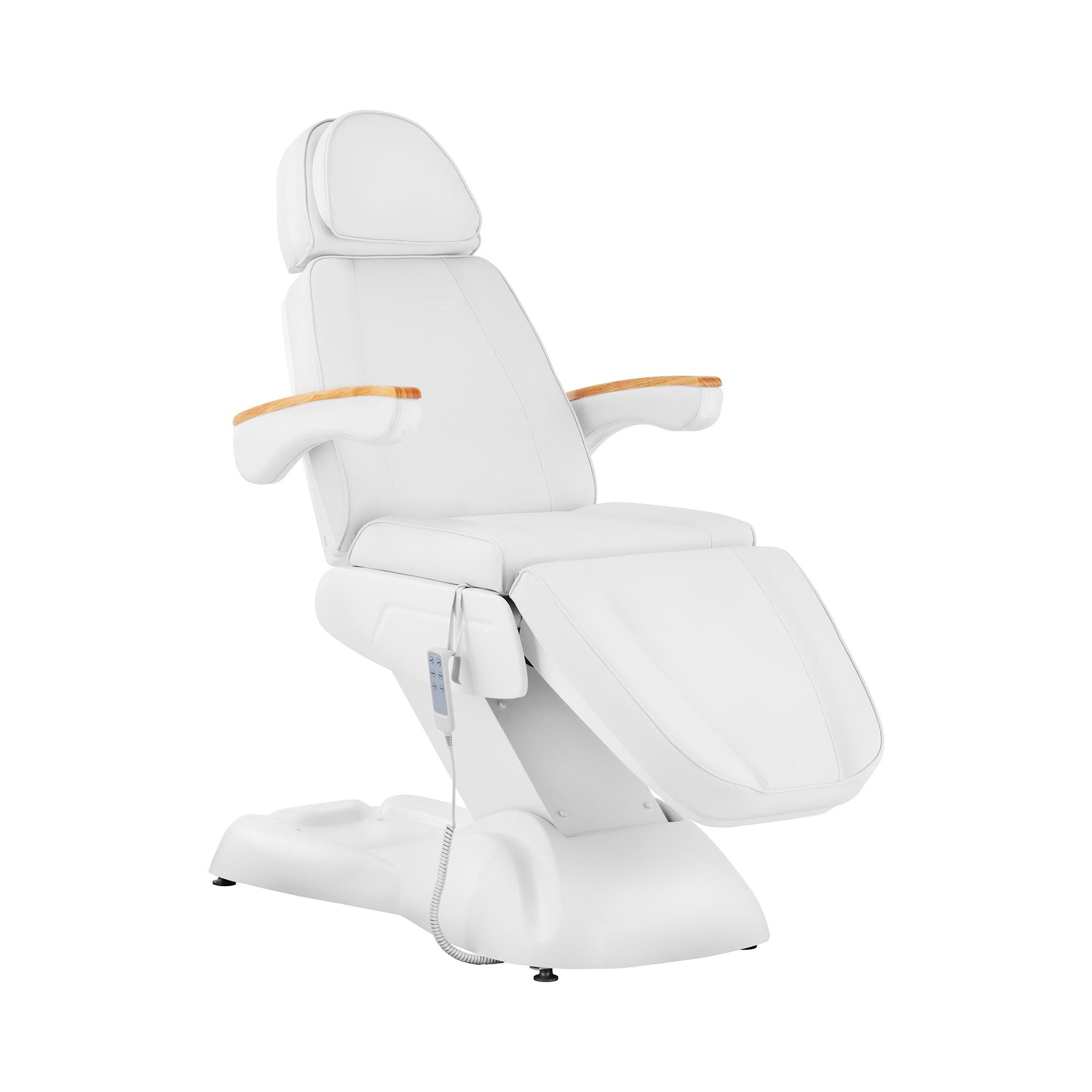 Physa Wellnessliege Kosmetikliege Behandlungsliege Kosmetikstuhl 61-93 cm 150 kg Therapie, Weiß