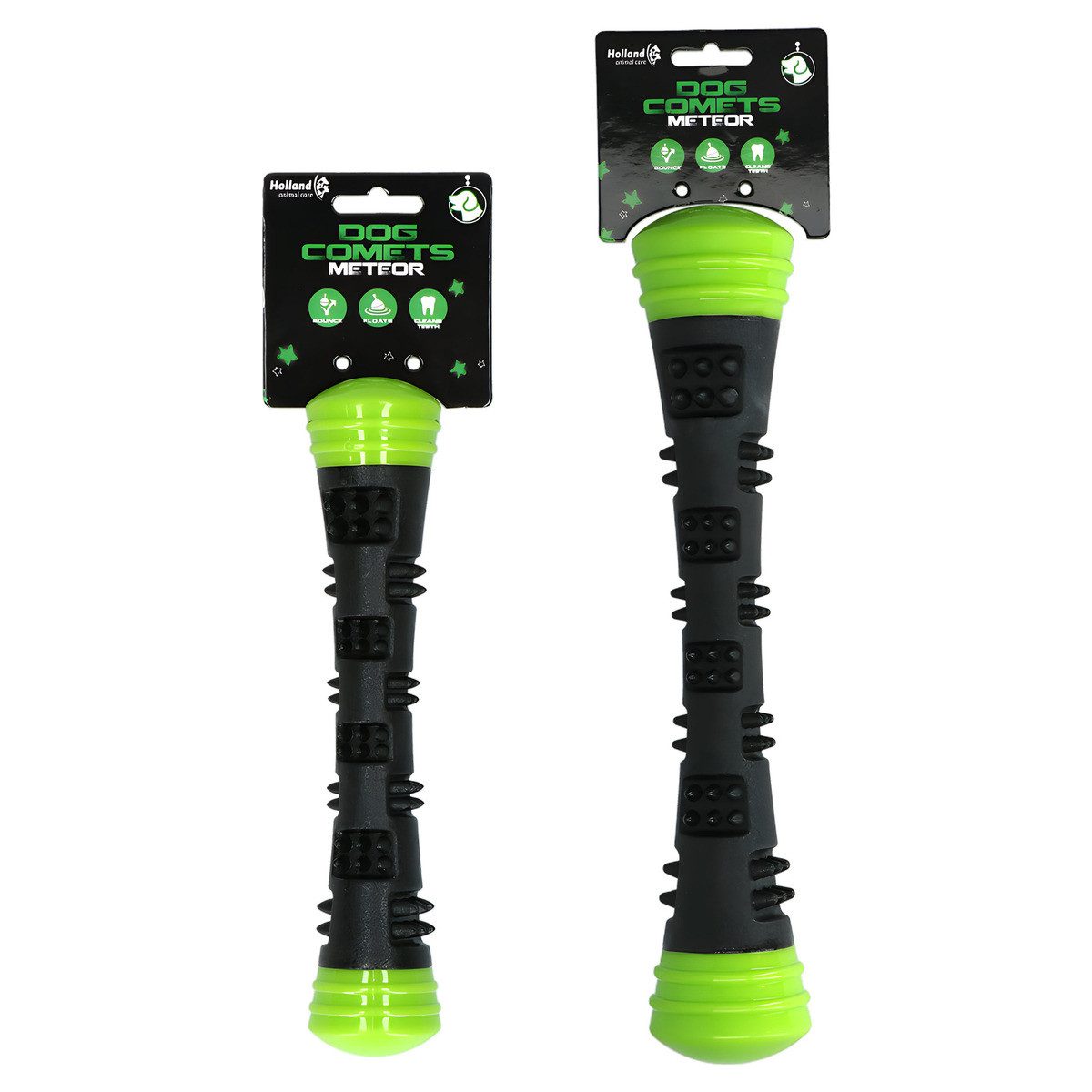 Dog Comets Spielknochen Hundespielzeug Meteor Wurfstock grün