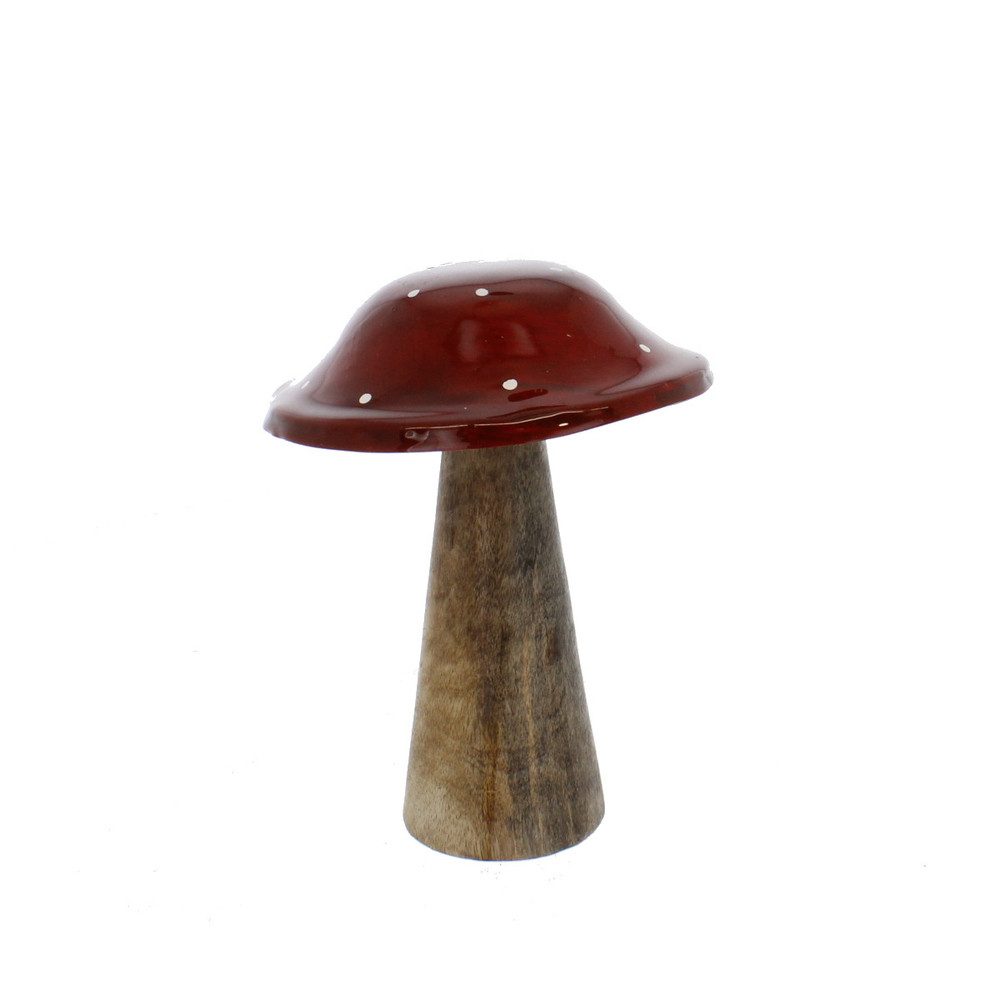 Dekofigur Fliegenpilz - ca. 13 x 13 x 15 cm