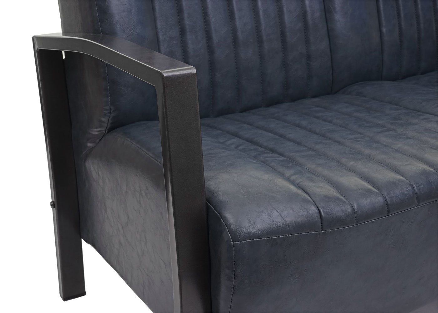 MCW-H10-S, vintage 2-Sitzer grau | MCW grau Industrie-Design