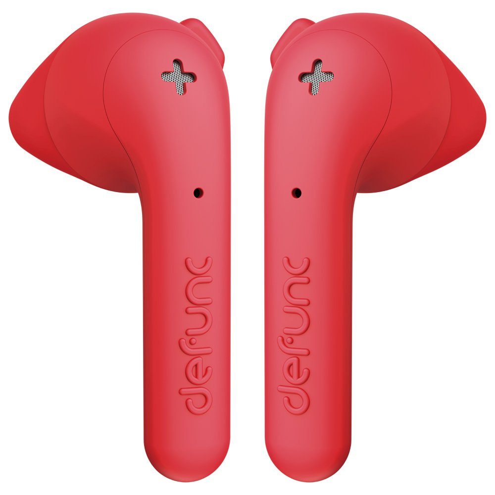 True - Wireless Rot InEar-Kopfhörer Defunc In-Ear-Kopfhörer Defunc Basic wireless