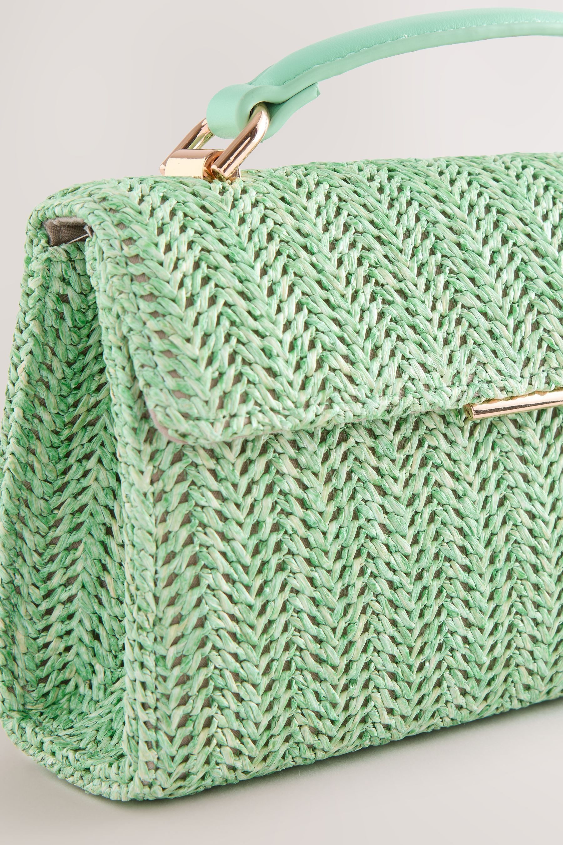 Next Clutch Tragetasche in Raffia-Optik mit Griff (1-tlg)