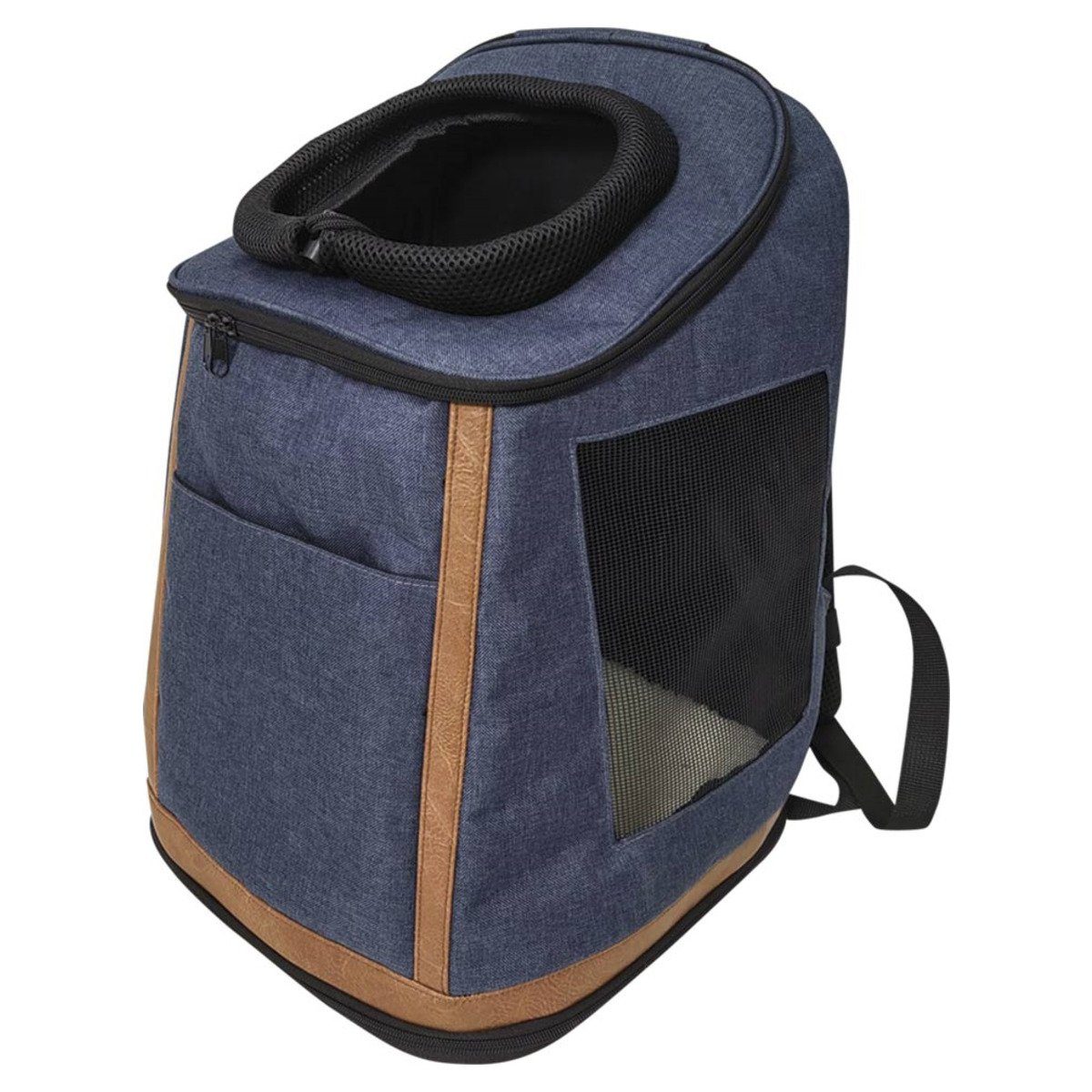 Nobby Tiertransporttasche Fronttasche Widok blau für Katzen