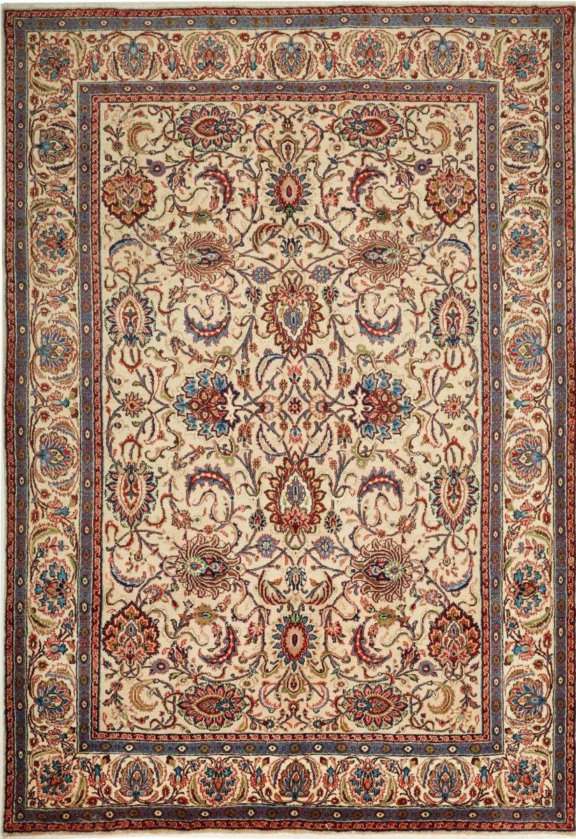 Orientteppich Mashhad 220x317 Handgeknüpfter Orientteppich / Perserteppich, Nain Trading, rechteckig, Höhe: 12 mm