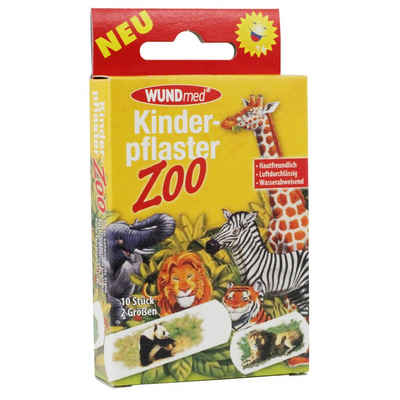 Wundmed Wundpflaster WUNDmed® Kinderpflaster "Zoo" 10 Stück/Packung
