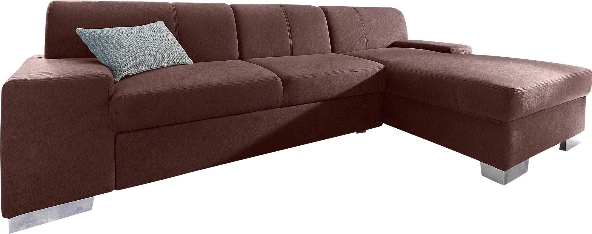 DOMO collection Ecksofa "Star, zeitlose Formensprache, elegante Optik, L-Fo günstig online kaufen