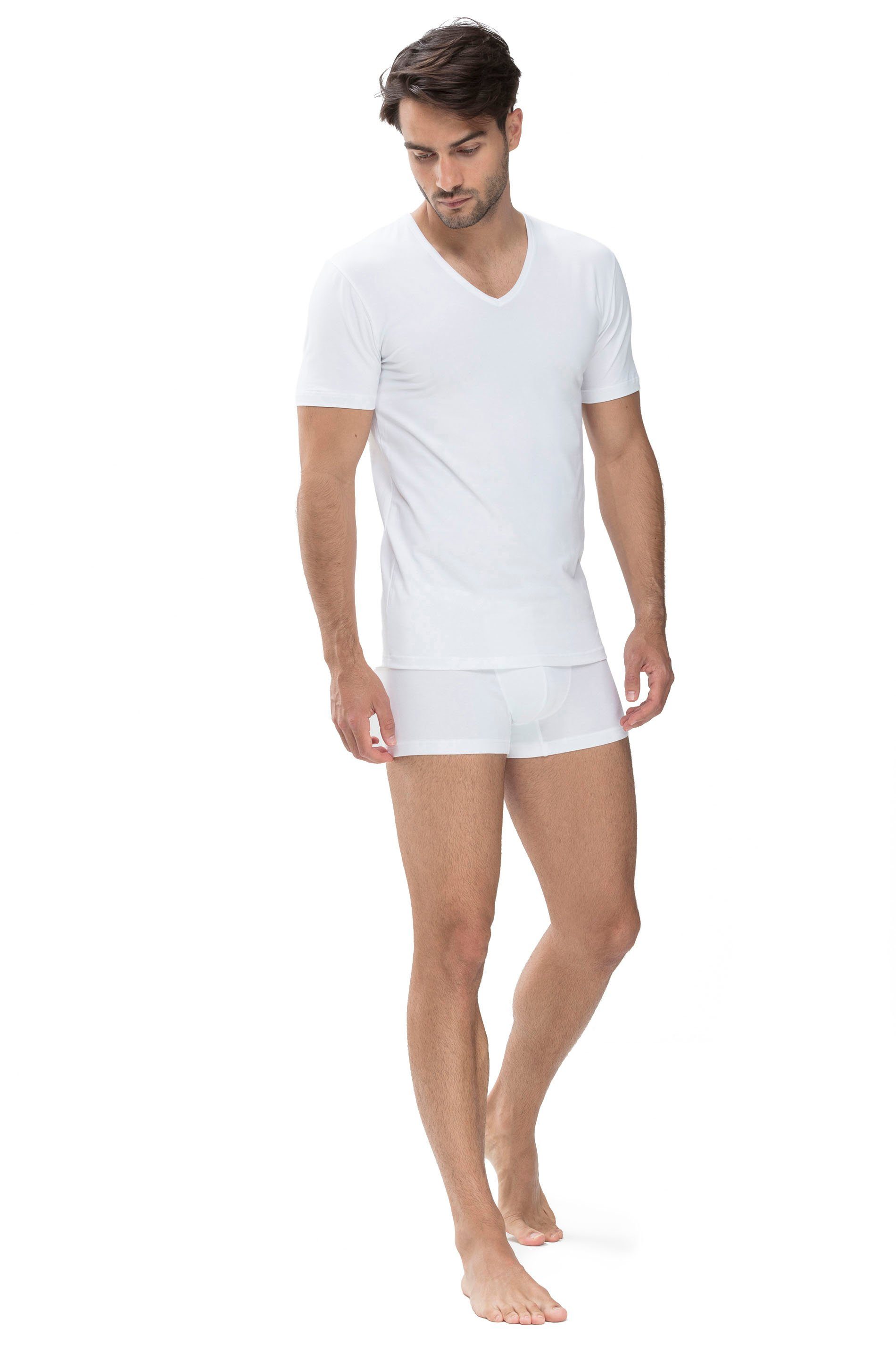 Mey Unterziehshirt Dry Cotton mit V-Ausshnitt und Halbarm