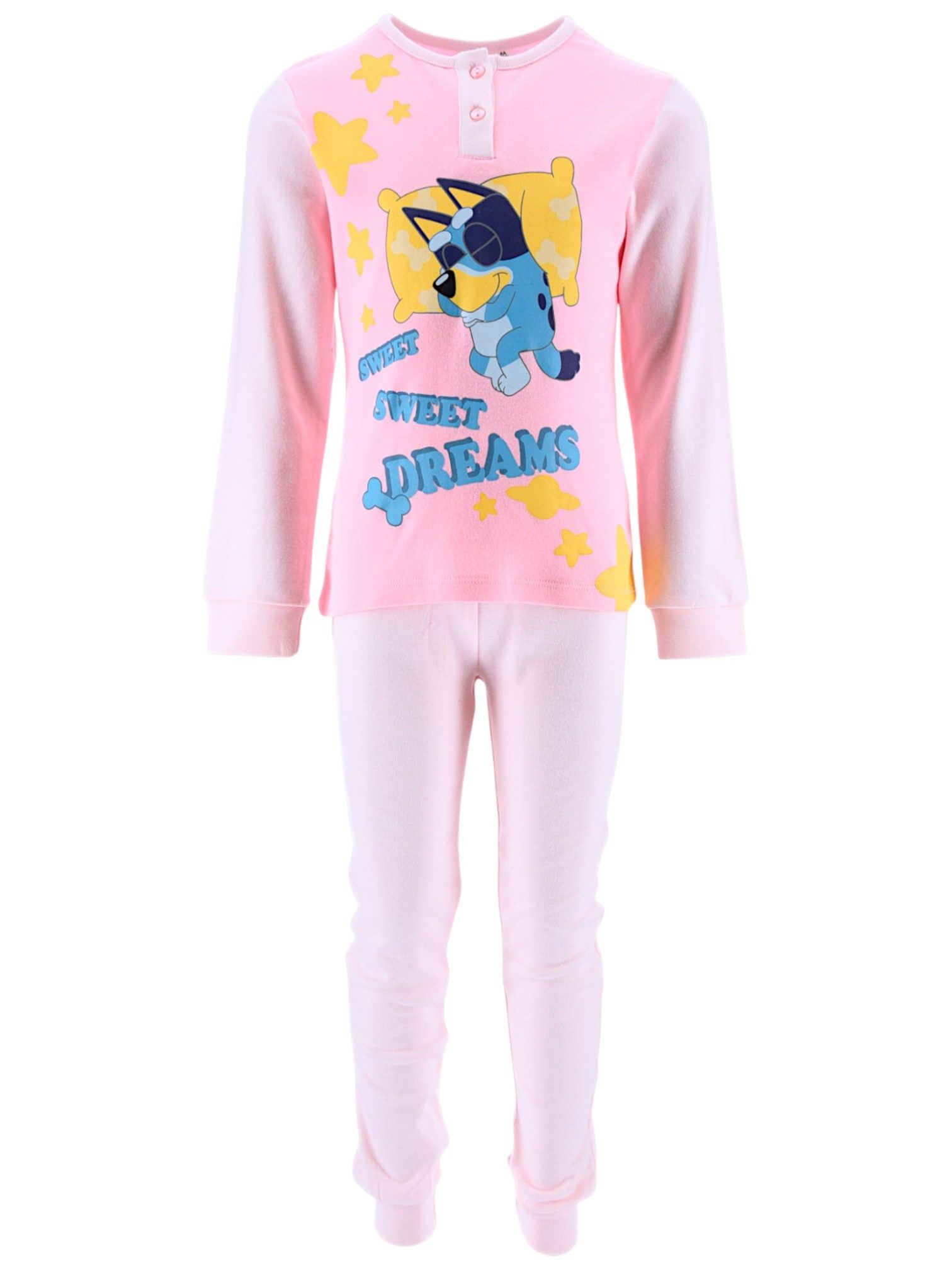 Bluey Schlafanzug Bluey (2 tlg) Mädchen Pyjama langarm Gr. 98 - 116 cm