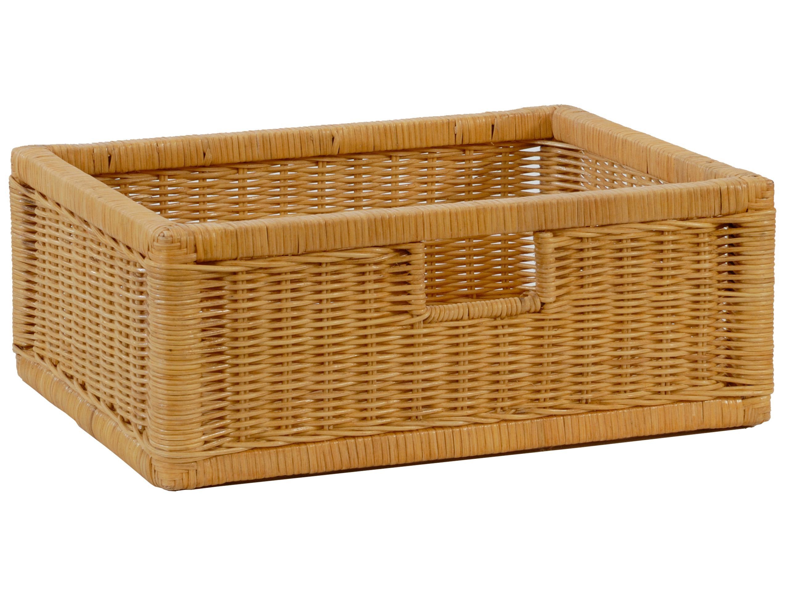 Krines Home Regalkorb 2er Set Regalkorb Aufbewahrungskorb Korb geflochten R günstig online kaufen